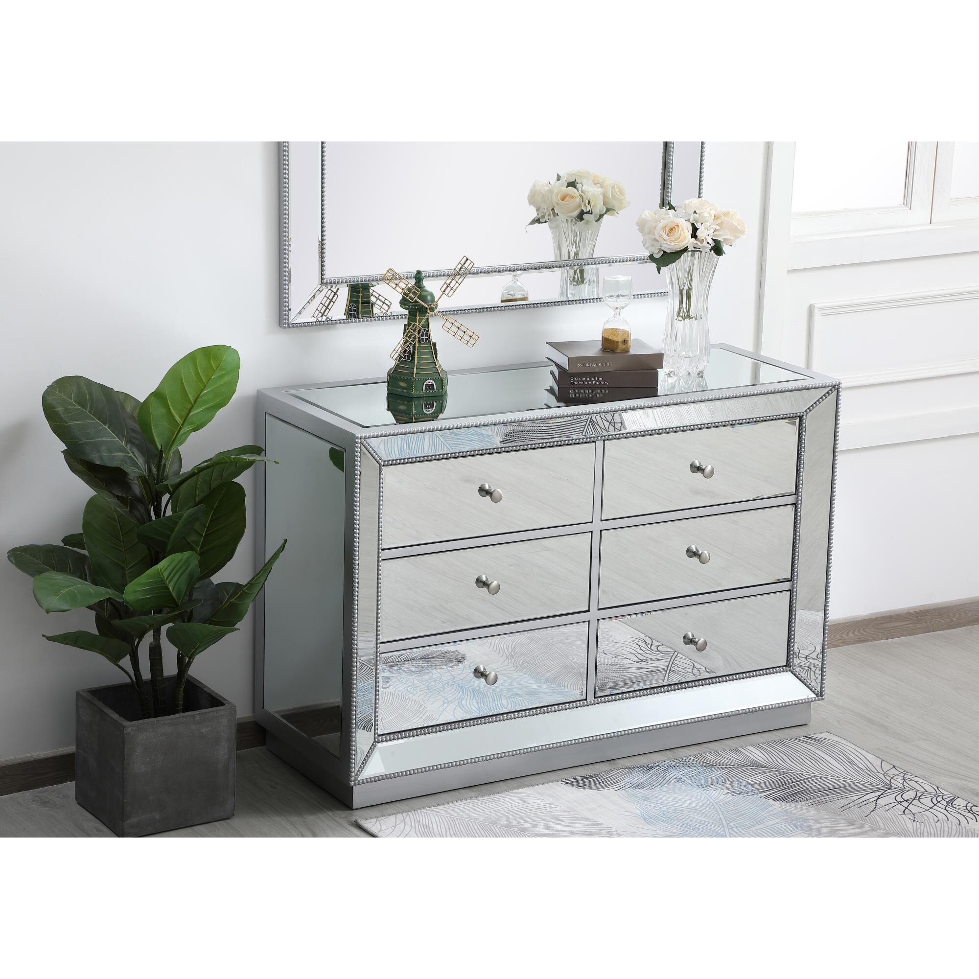 Shown in Antique Silver finish