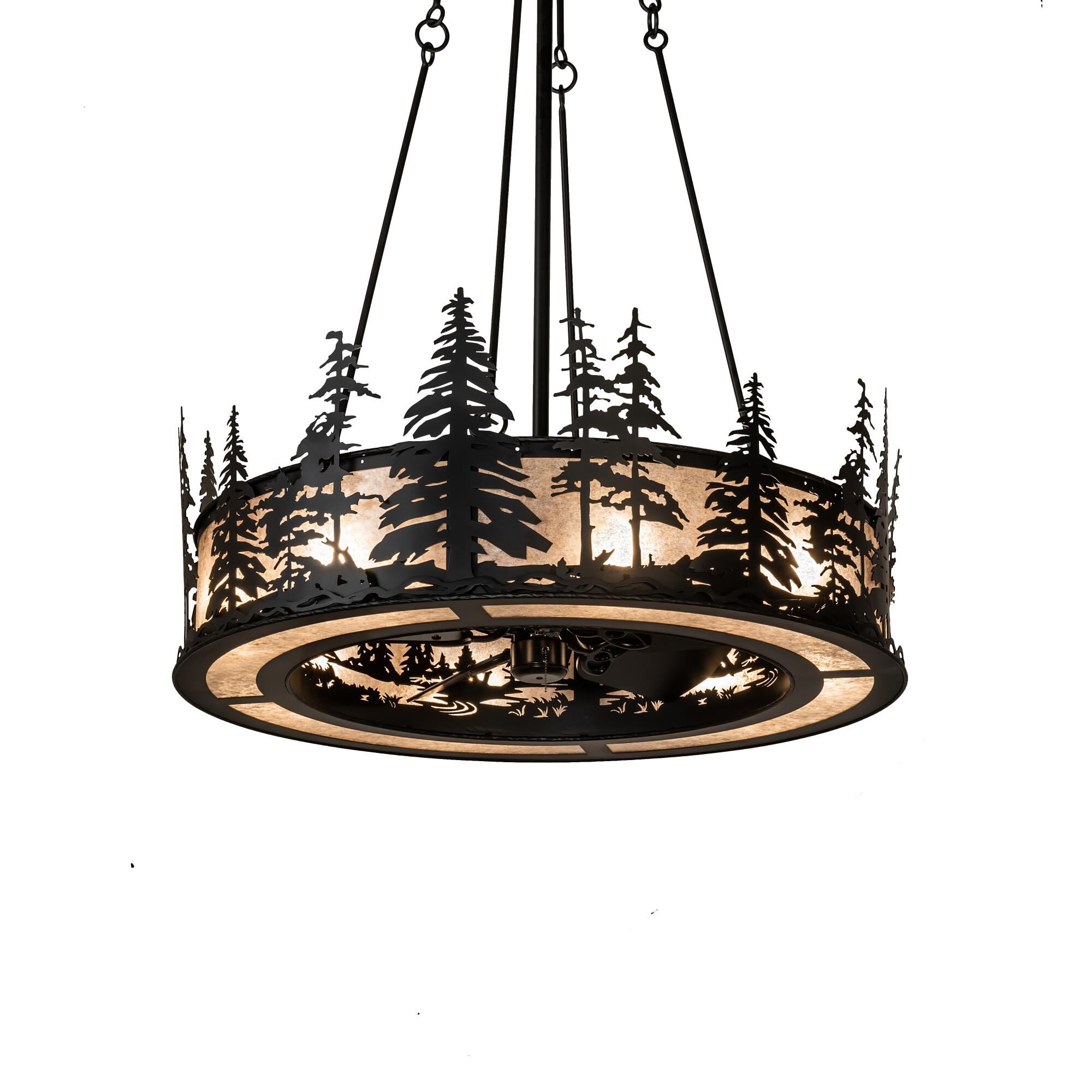 Meyda Lighting Tall Pines 45 Inch Chandelier