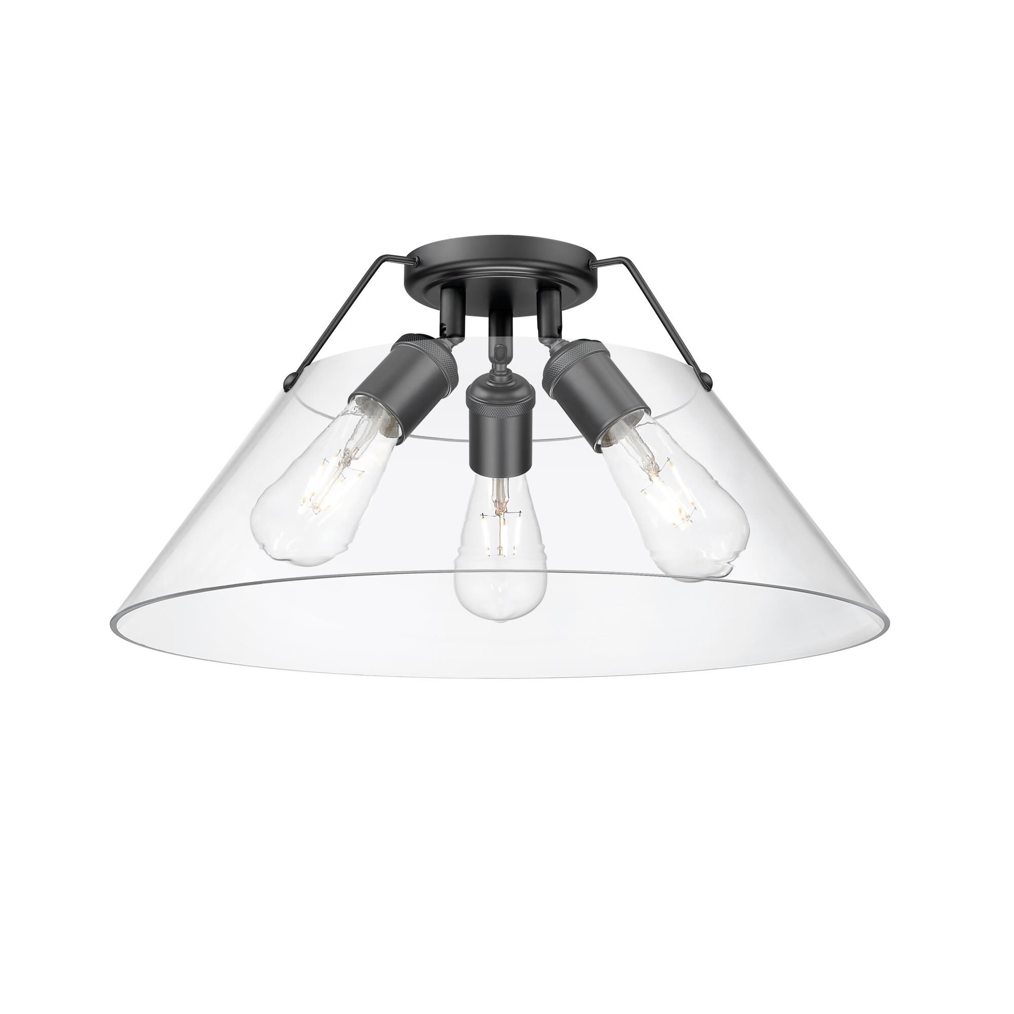 Orwell 19 Inch Semi Flush Mount by Golden Lighting