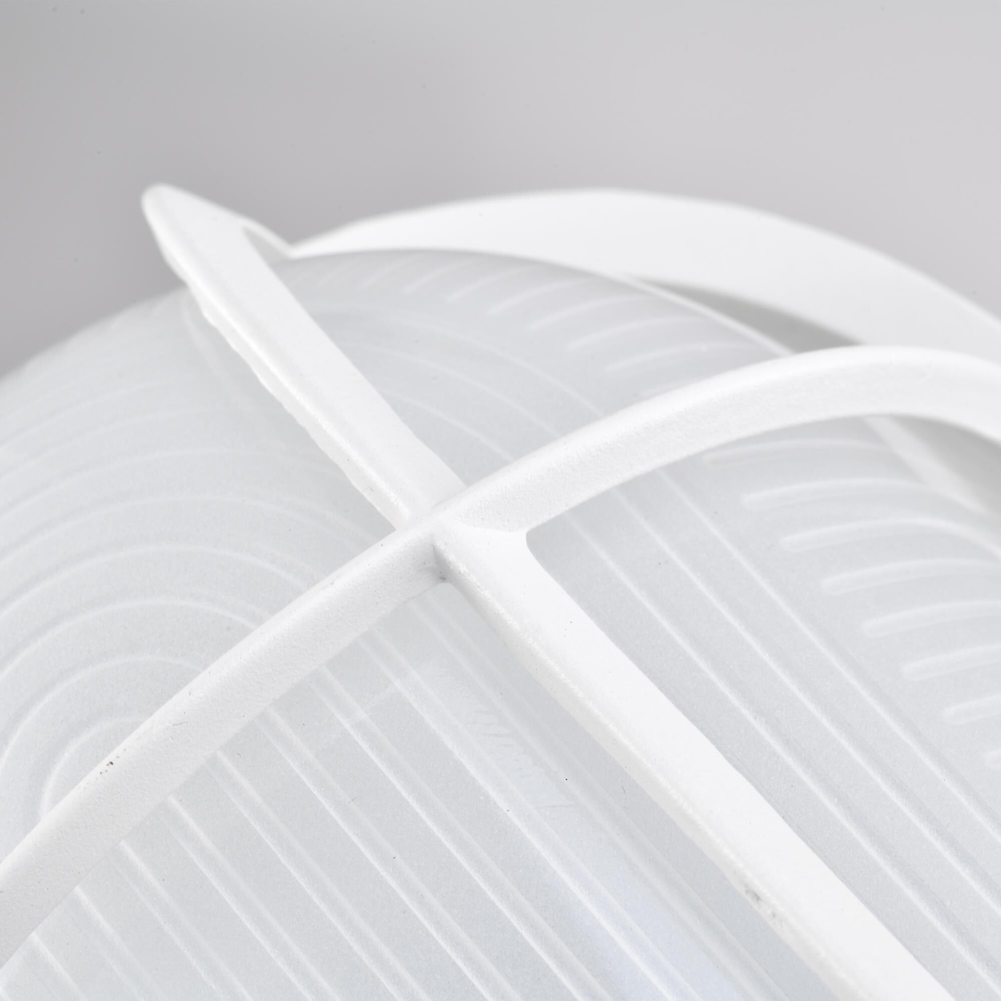 Shown in White finish and White glass