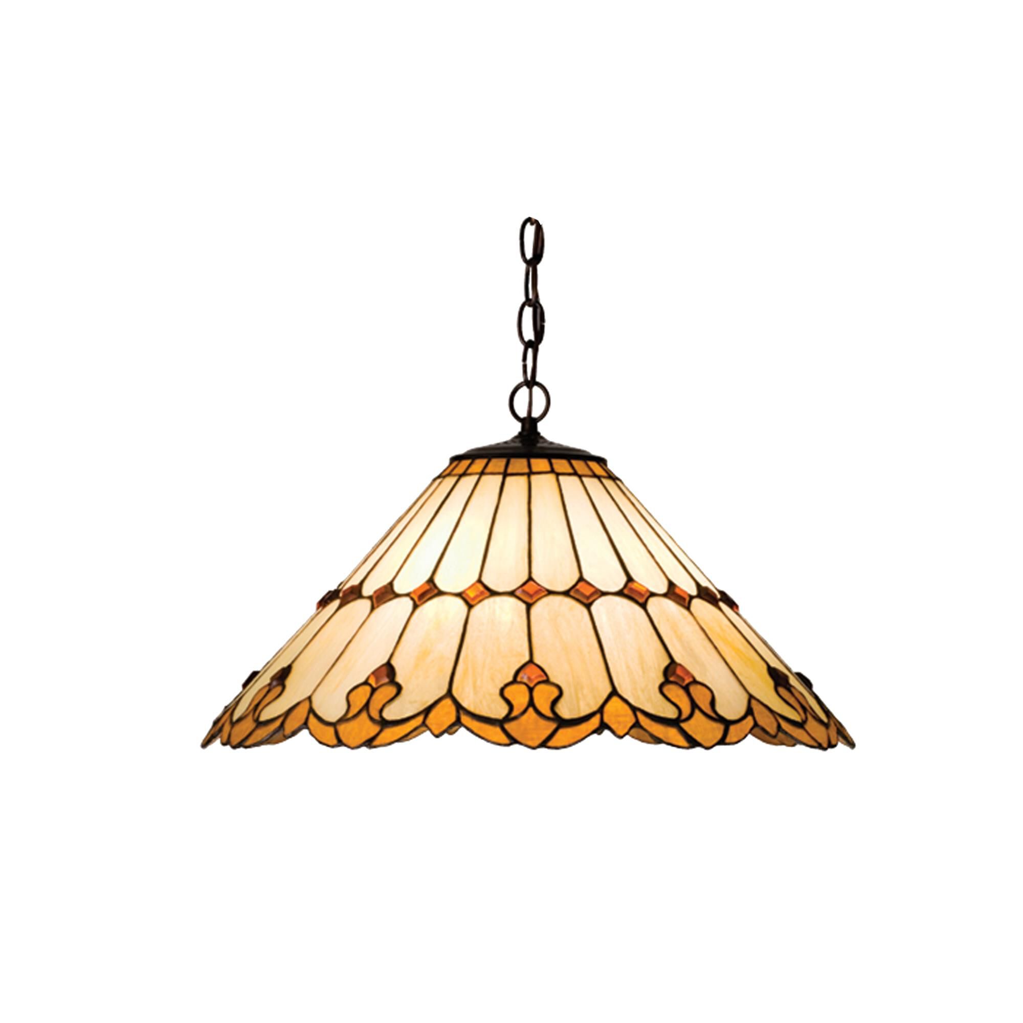 Nouveau Cone 20 Inch Large Pendant by Meyda Lighting