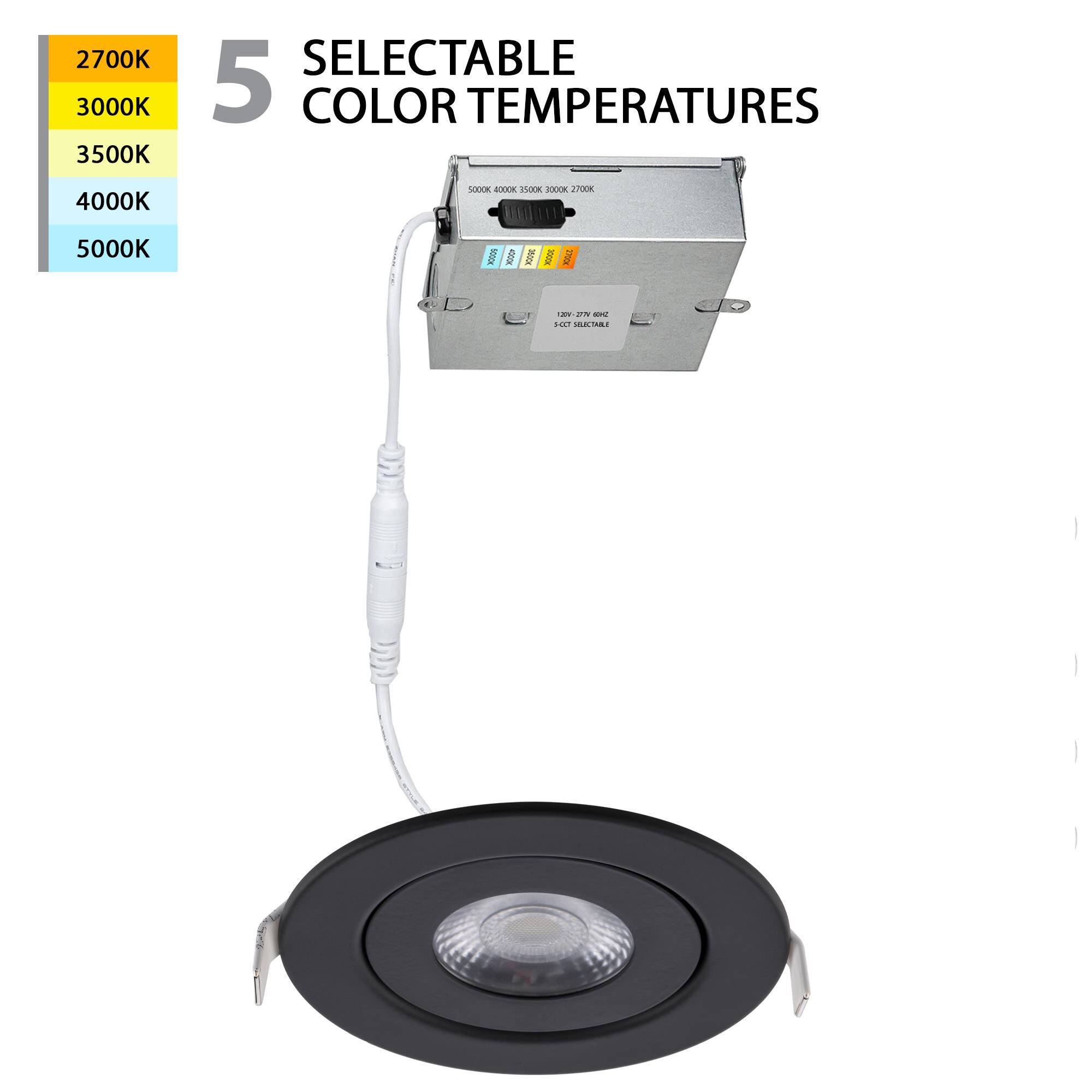 Shown in Black finish