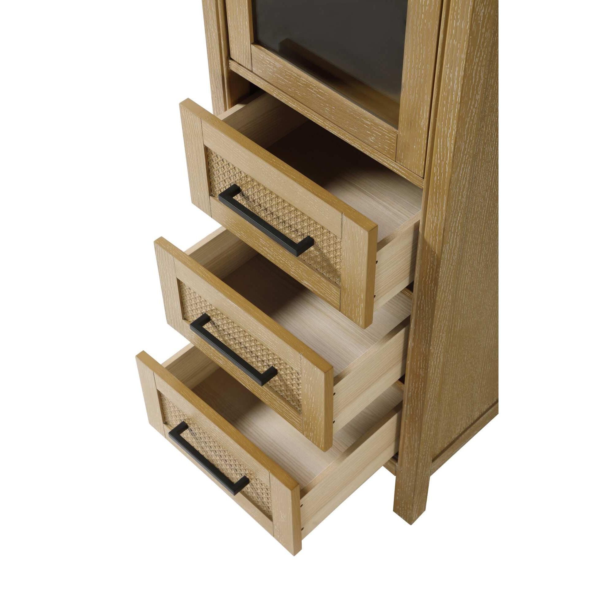 Shown in Linen Oak finish