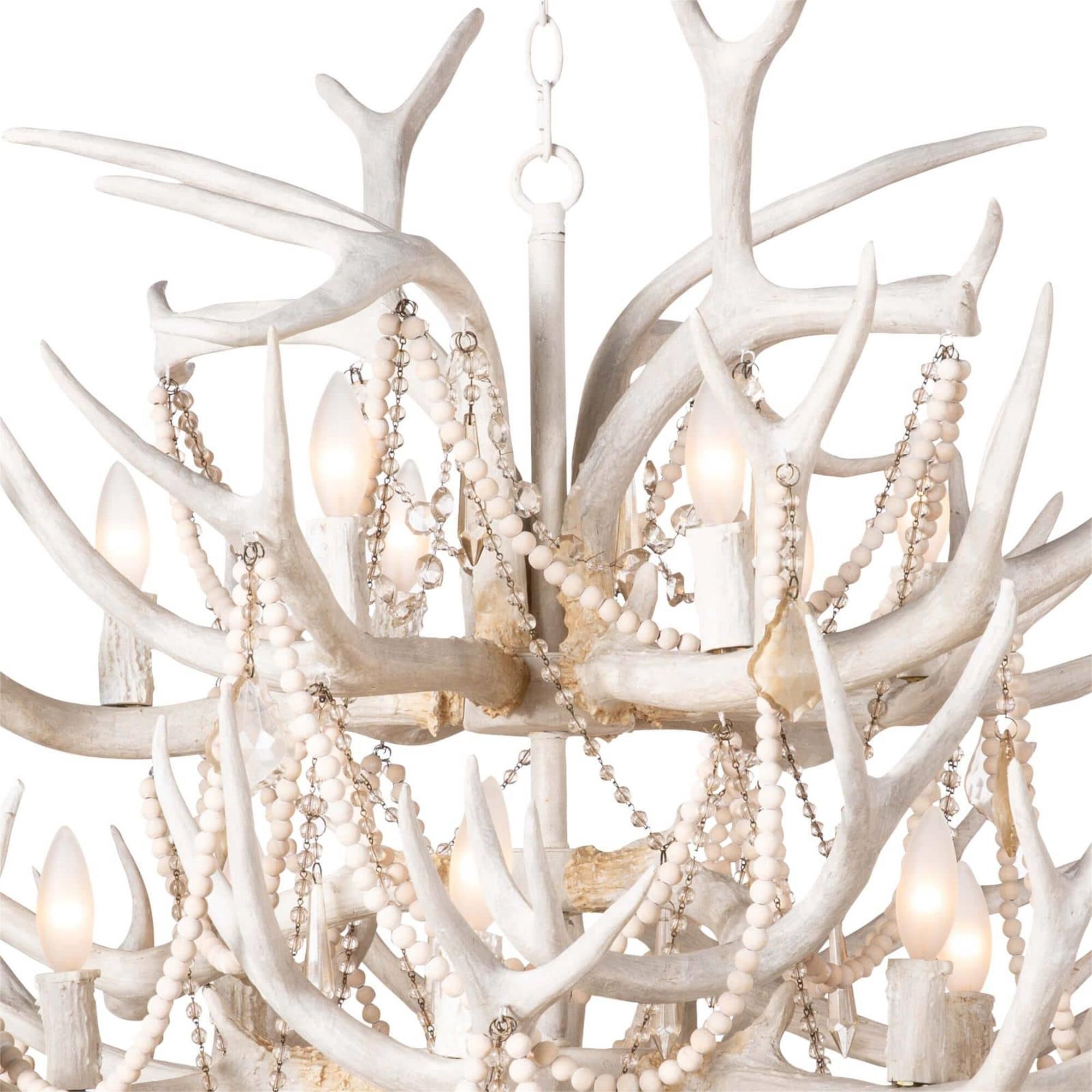 Cheyanne Antler 33 Inch Chandelier by Regina Andrew