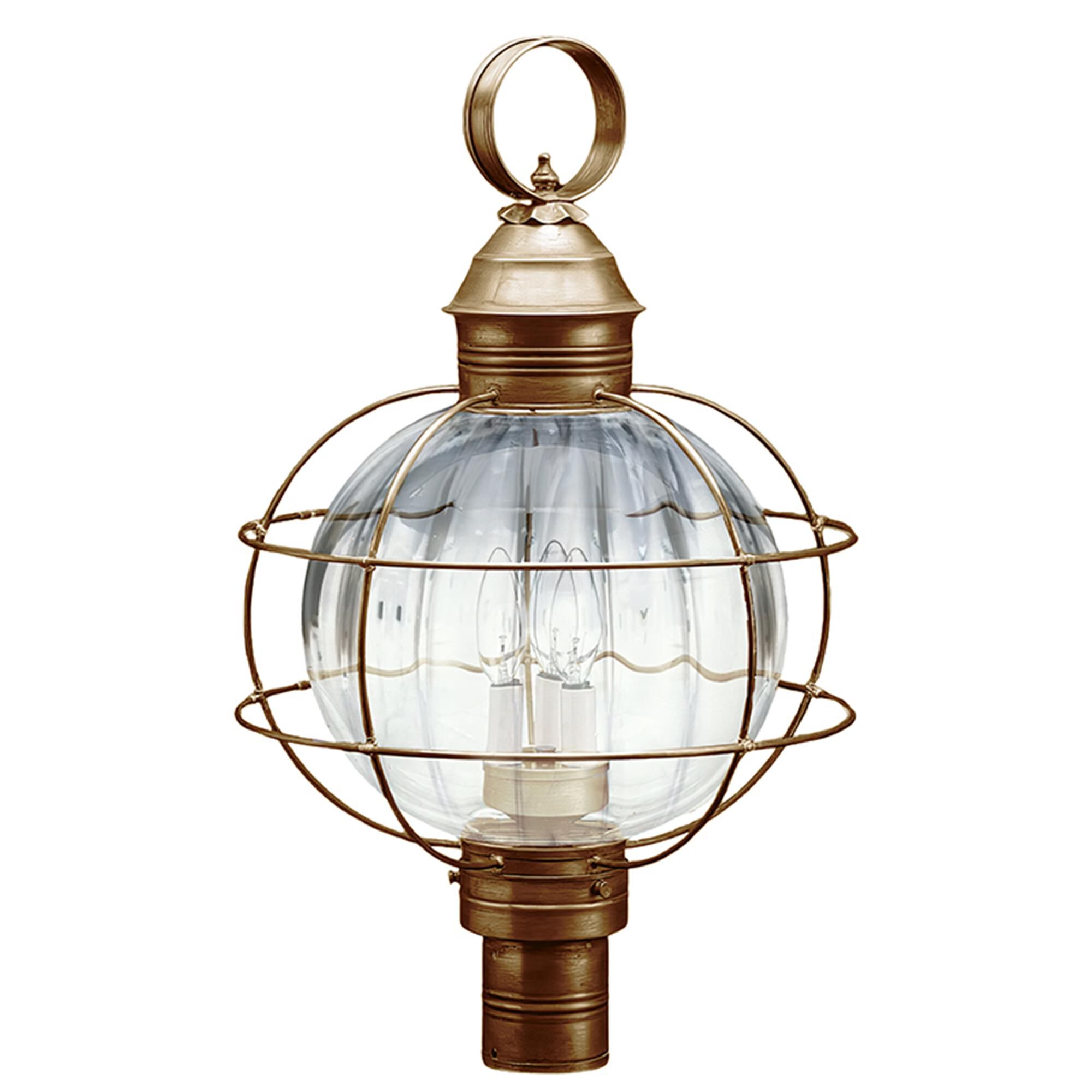 Onion 25 Inch 3 Light Outdoor Post Lamp,