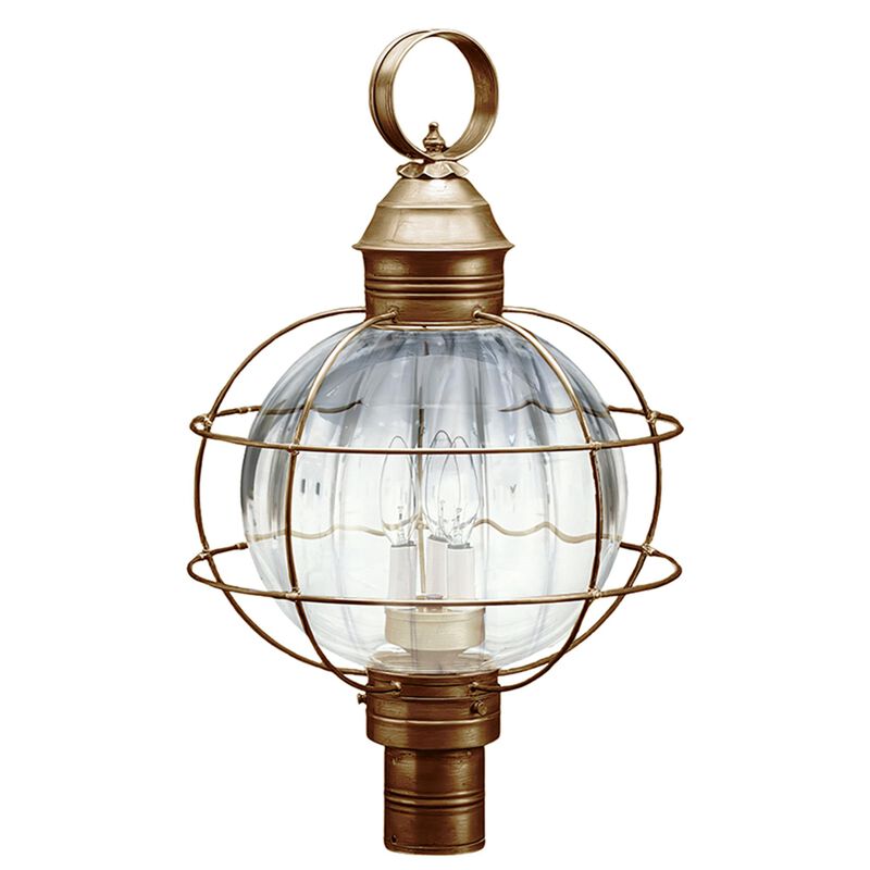 Onion 25 Inch 3 Light Outdoor Post Lamp by Northeast Lantern