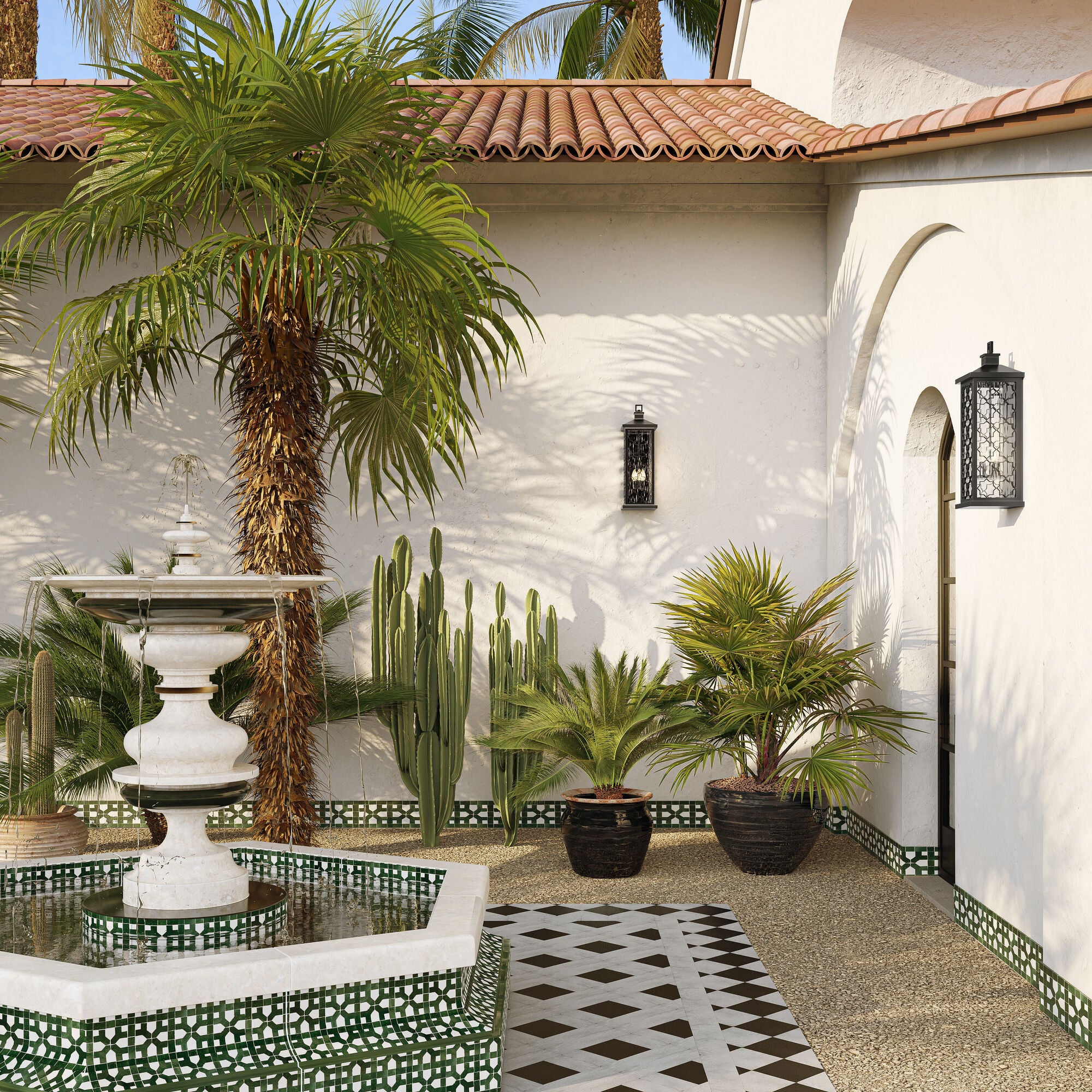 Martyn Lawrence Bullard Marrakesh 24 Inch Outdoor Wall Light,