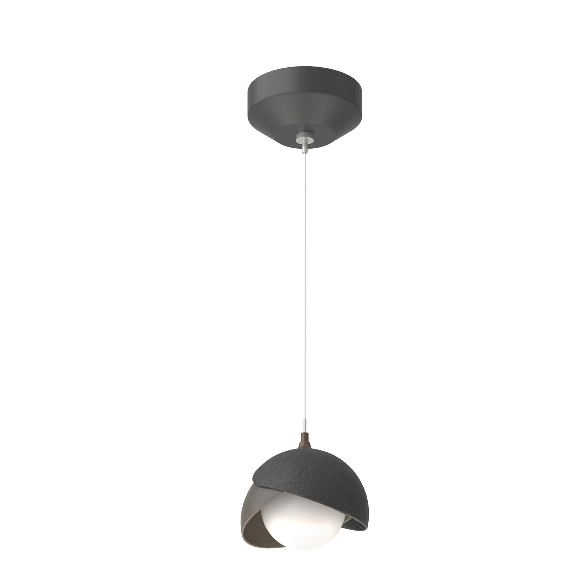 Shown in Black finish and Opal glass and Dark Smoke  accent