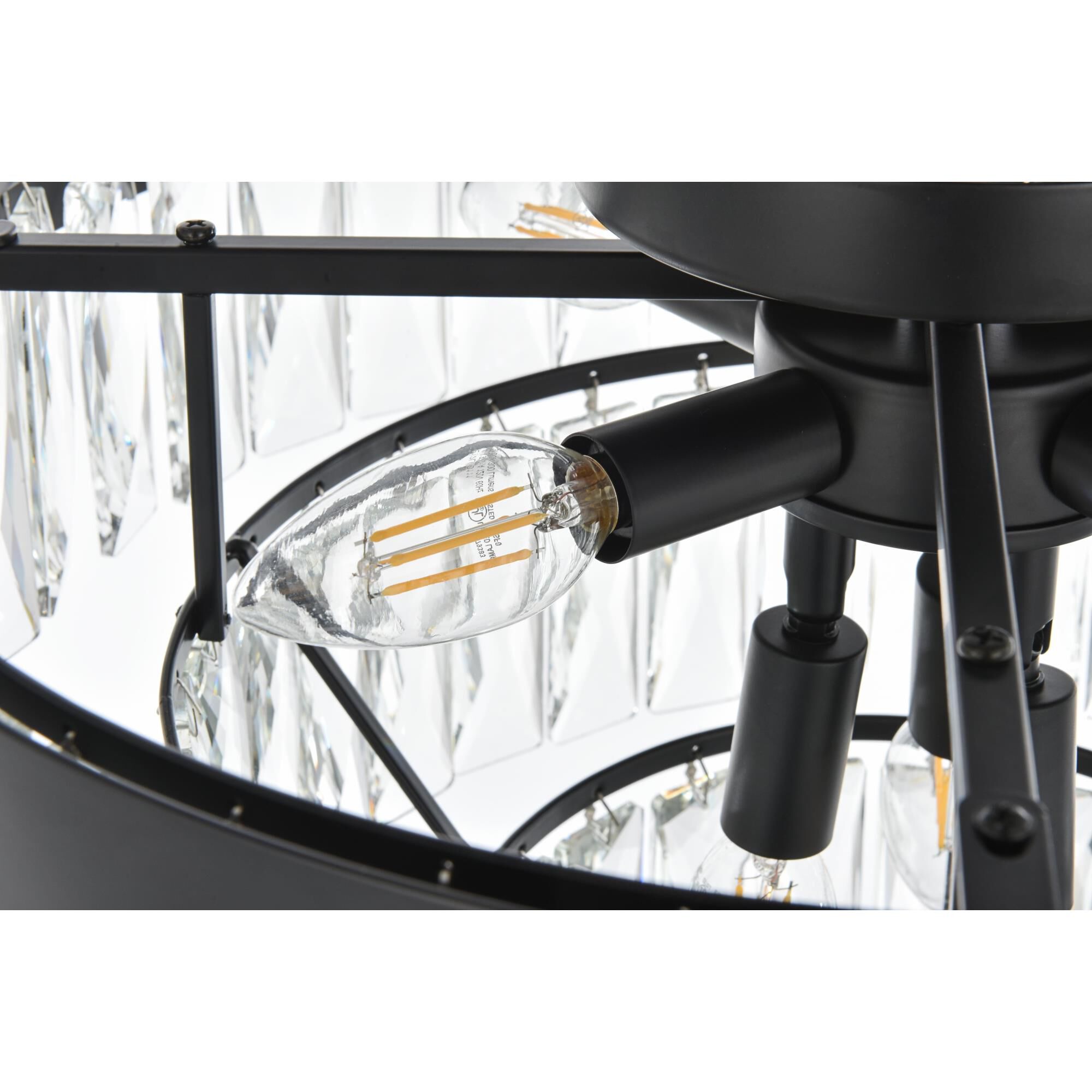 Josephine 18 Inch Flush Mount by Elegant Lighting