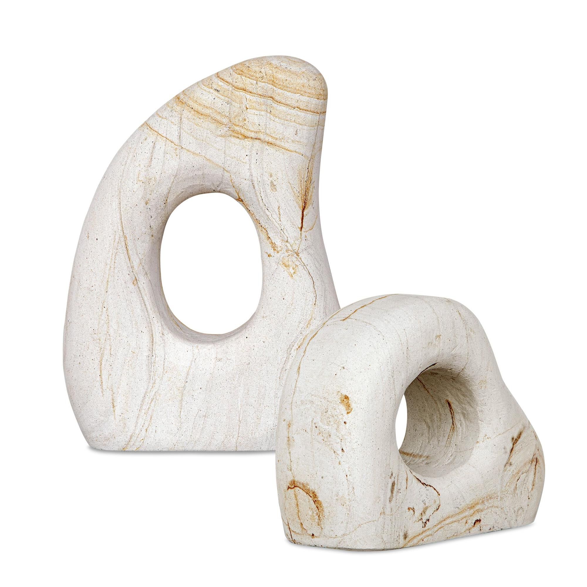 Osvaldo Mendoza Stone Flow 9 Inch Sculpture by Uttermost