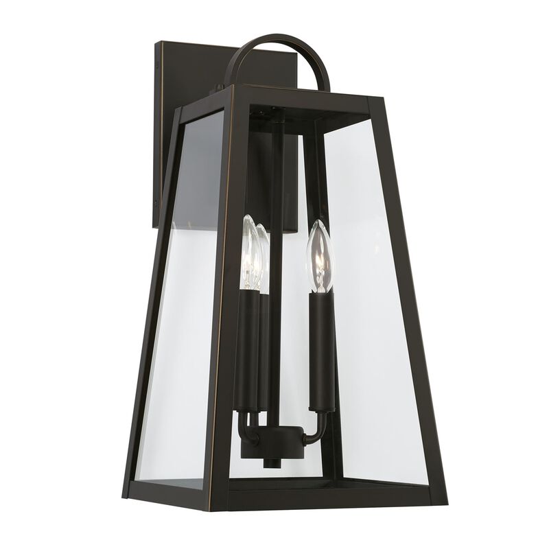 Leighton 19 Inch Tall 3 Light Outdoor Wall Light by Capital Lighting Fixture Company