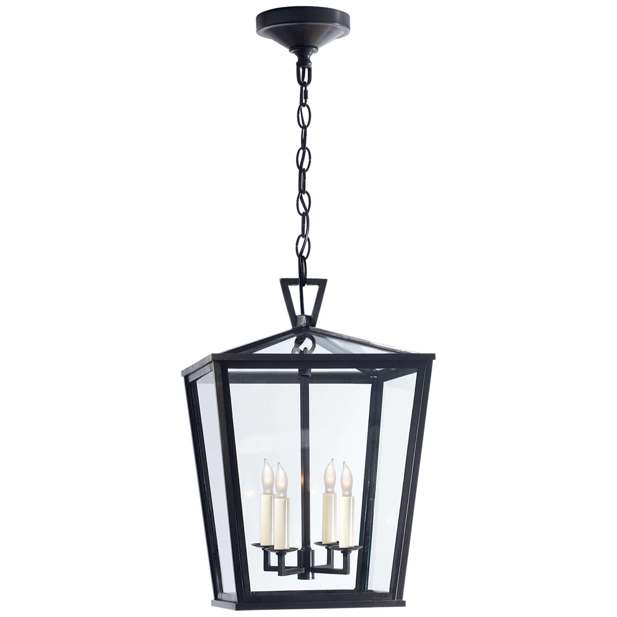 Shown in Bronze finish and Clear glass