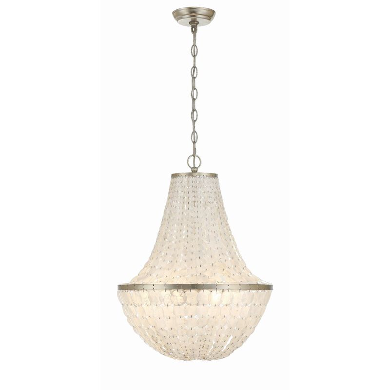 Brielle 18 Inch 6 Light Chandelier by Crystorama
