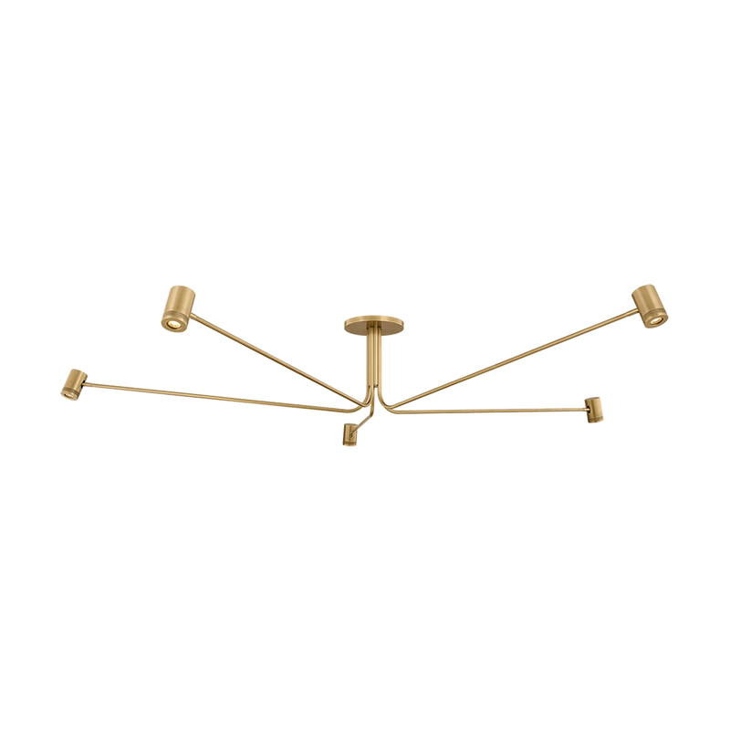 Vertex 70 Inch Semi Flush Mount by Sonneman