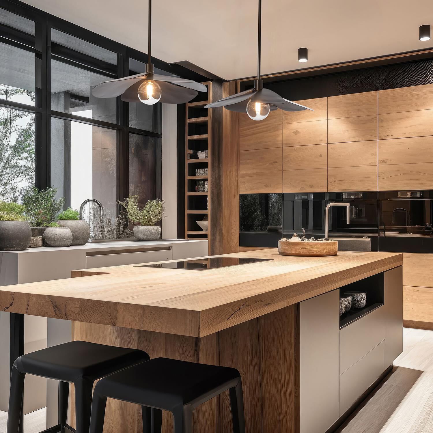 Hana 23 Inch Large Pendant by Hubbardton Forge