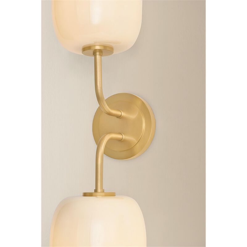 Lisette 20 Inch 2 Light Bath Vanity Light by Mitzi