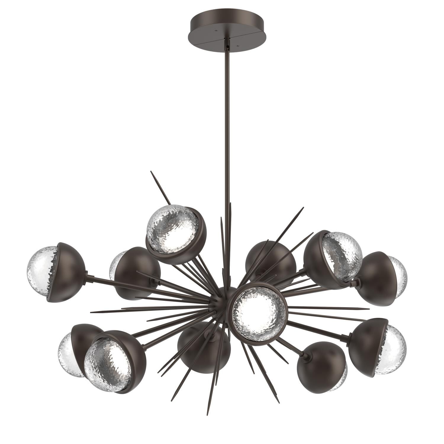 Shown in Flat Bronze finish and Clear glass and Metal Shade Matching Finish accent