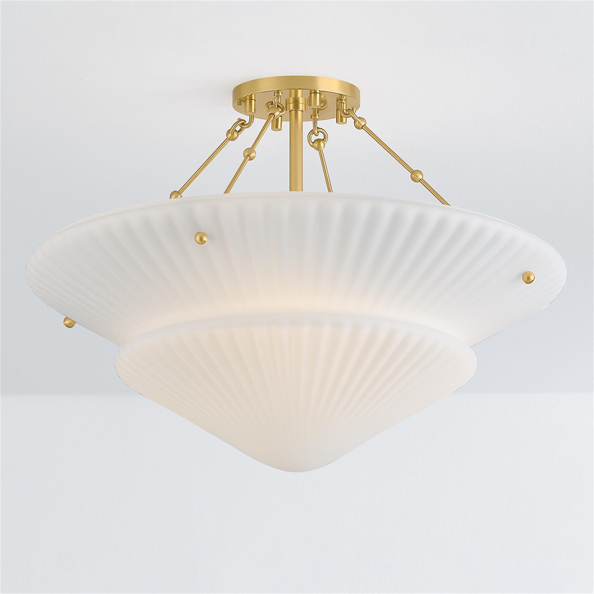 Loburn 20 Inch Semi Flush Mount,