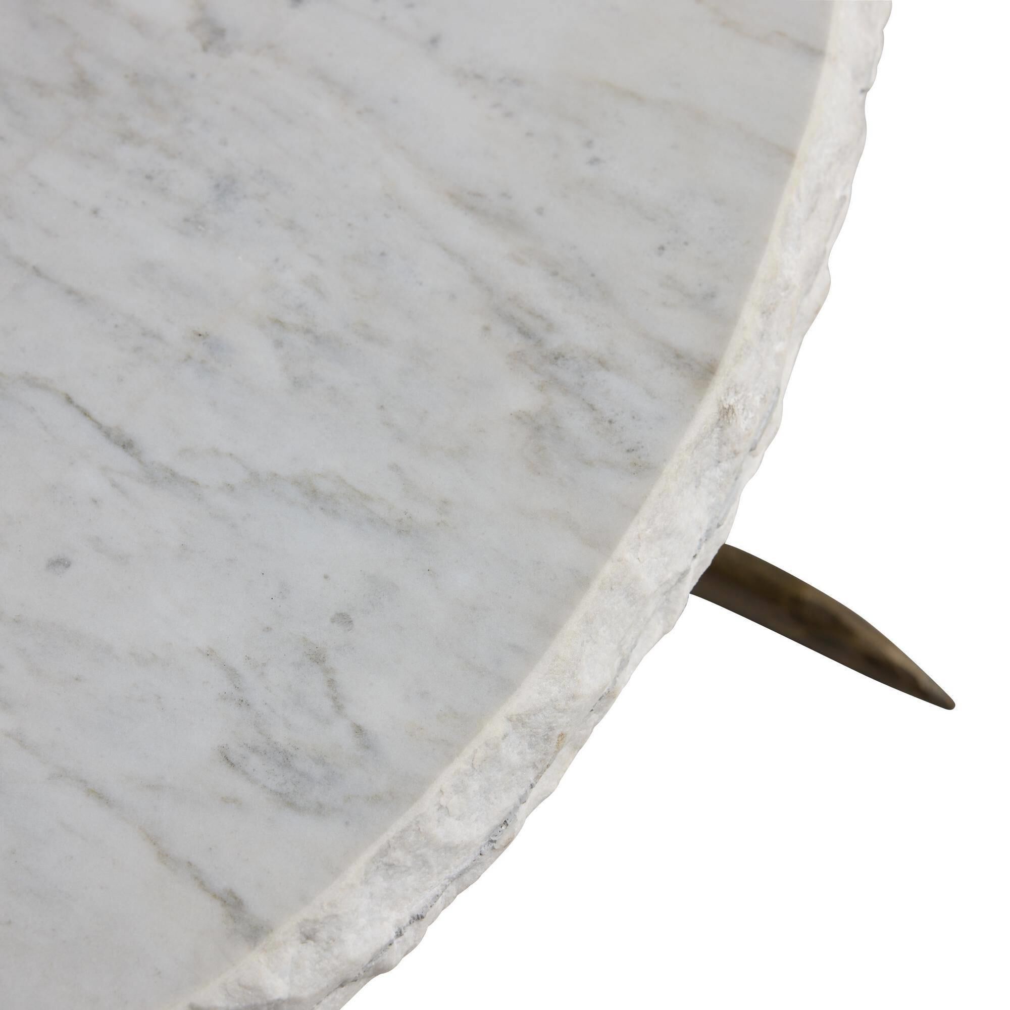 Shown in White Marble and Antique Bronze finish