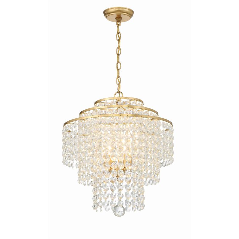 Gabrielle 18 Inch Chandelier by Crystorama