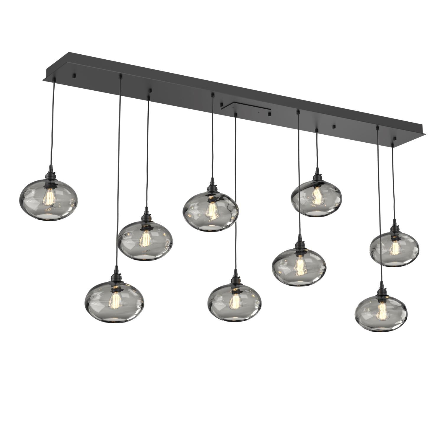 Coppa 68 Inch 9 Light Linear Suspension Light by Hammerton Studio