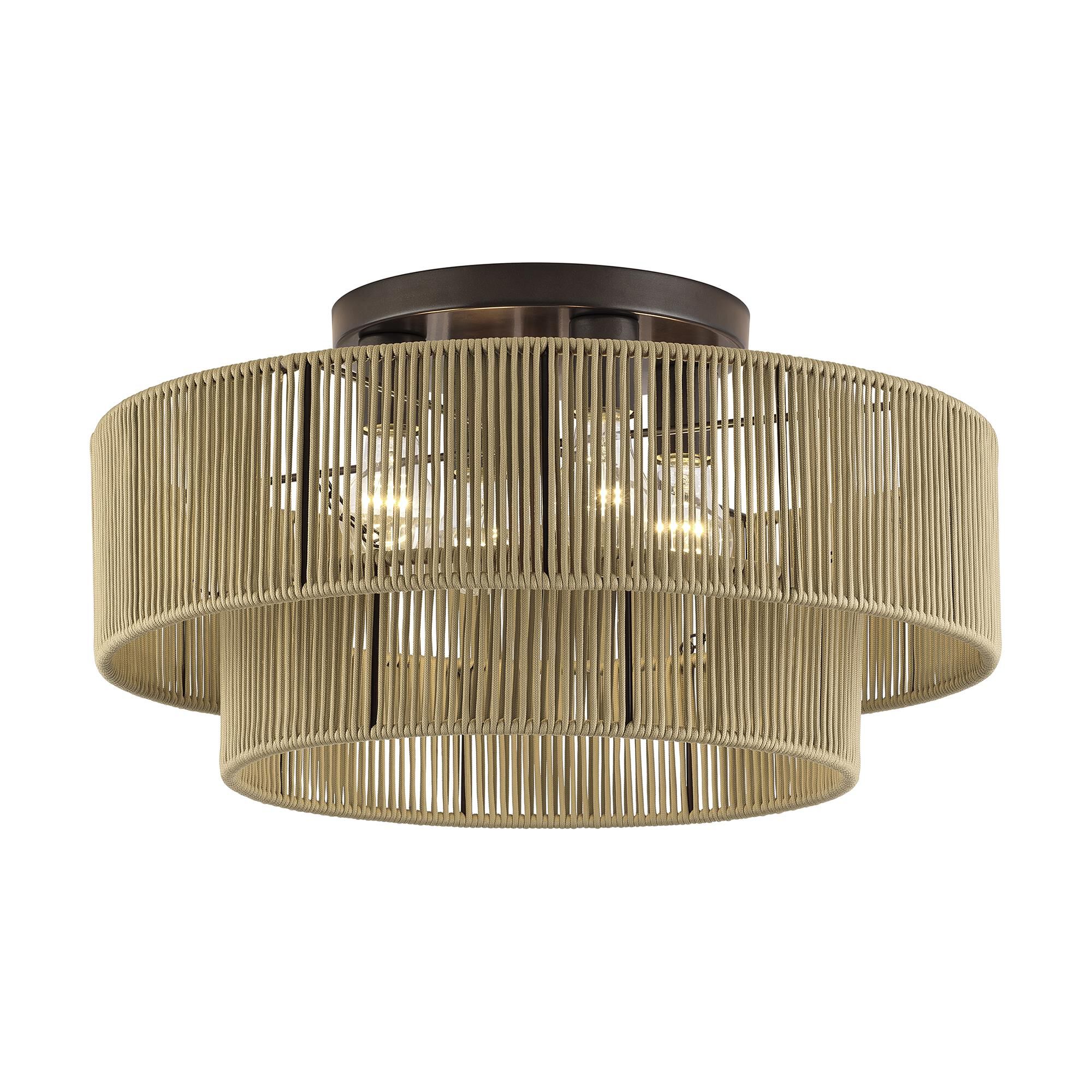 Acordia 21 Inch Semi Flush Mount by Livex Lighting