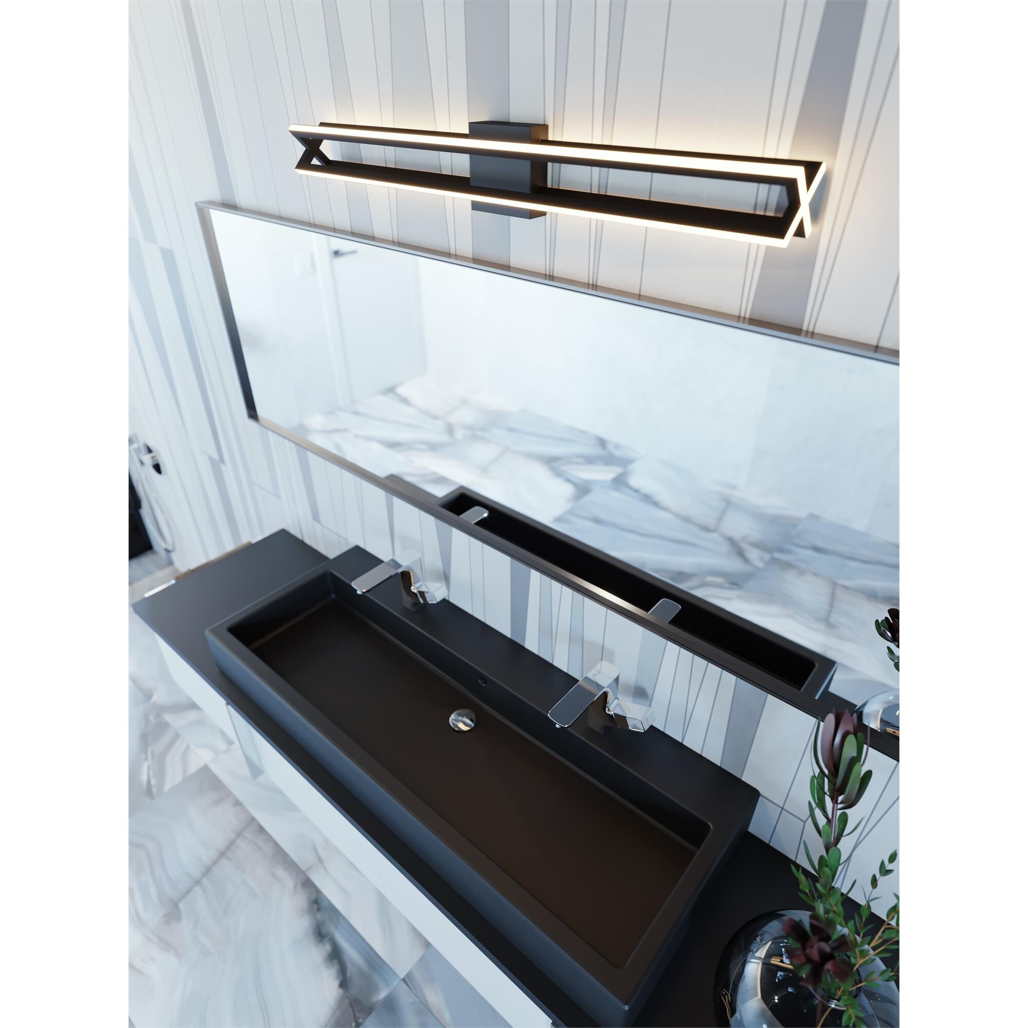 Shown in Black finish