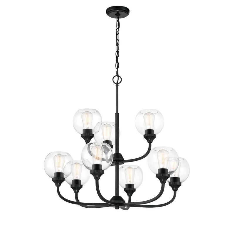 Glenda 29 Inch 9 Light Chandelier by Craftmade