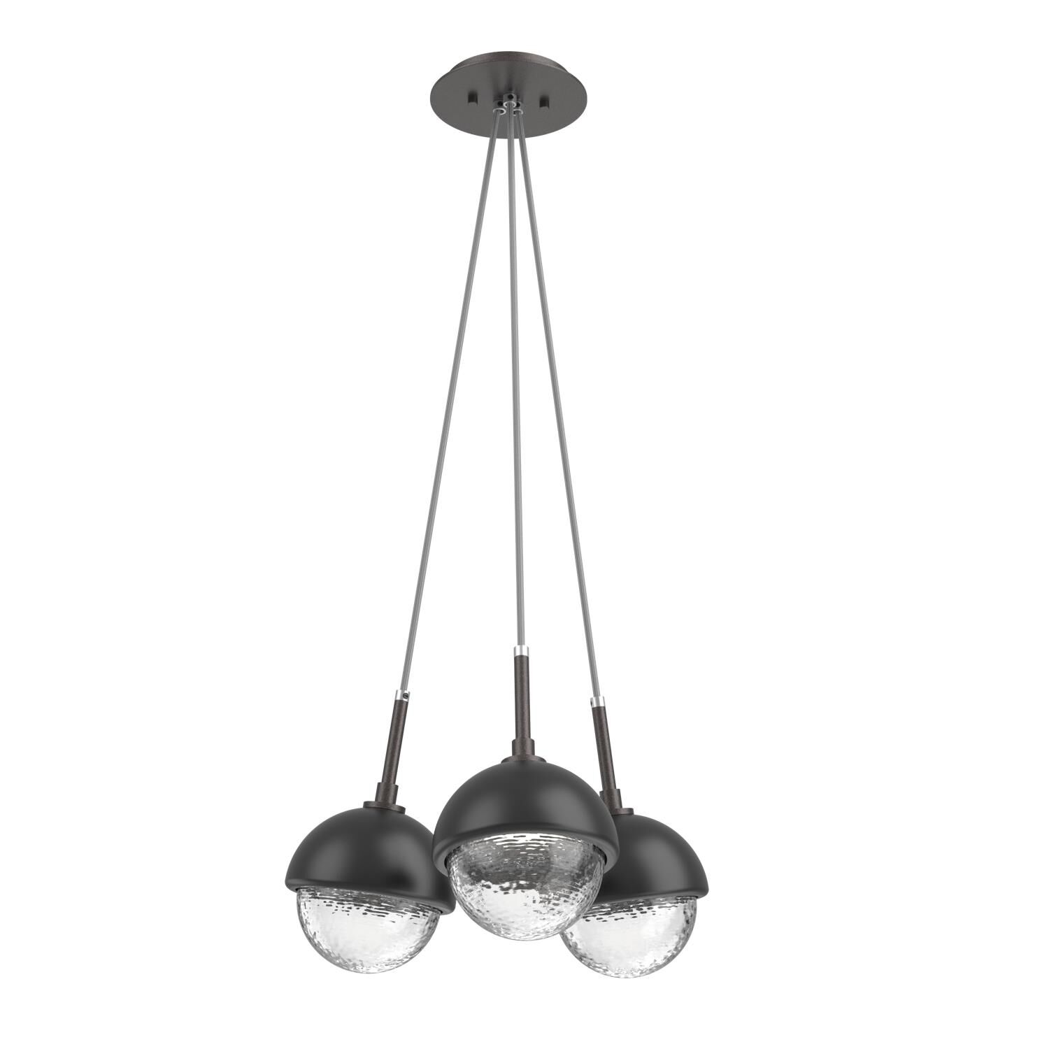 Levi Wilson Cabochon 13 Inch Multi Pendant Light by Hammerton Studio