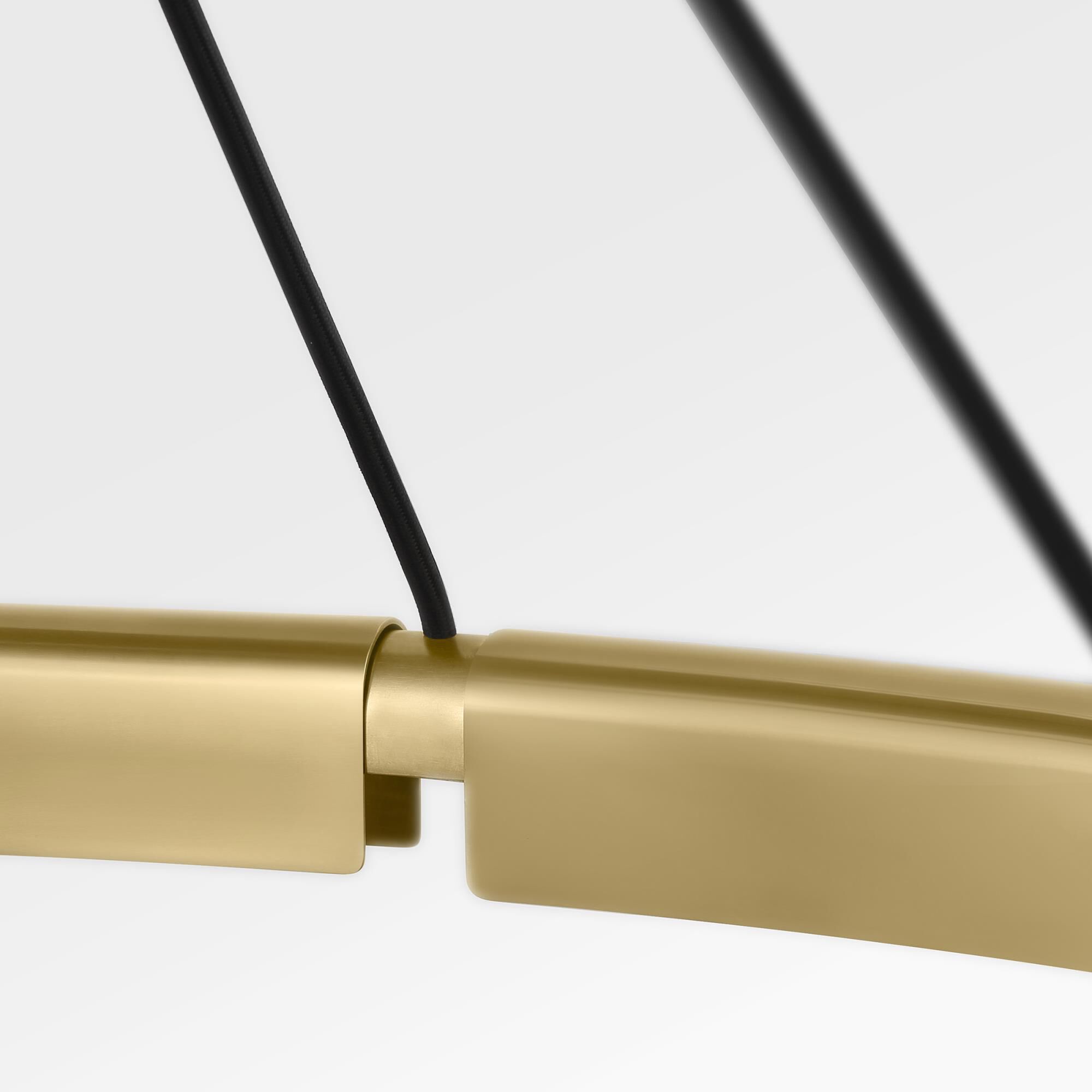 Shown in Hand-Rubbed Antique Brass finish and Brass shade