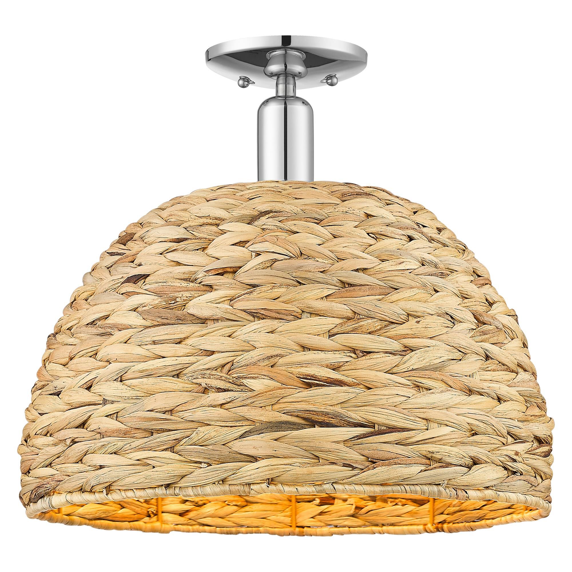 Shown in Polished Chrome finish and Natural shade