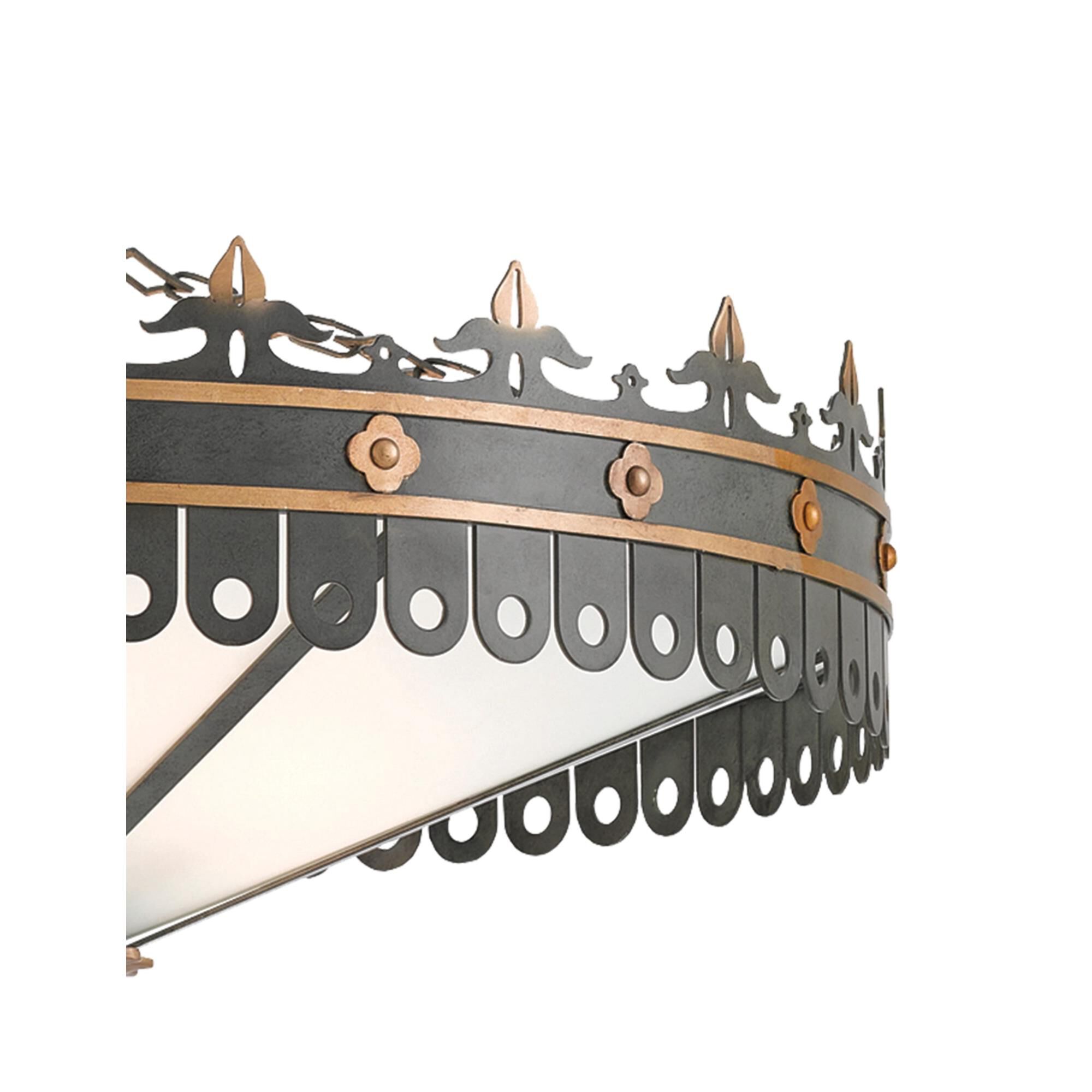 Berkeley 40 Inch 6 Light Chandelier by Currey and Company