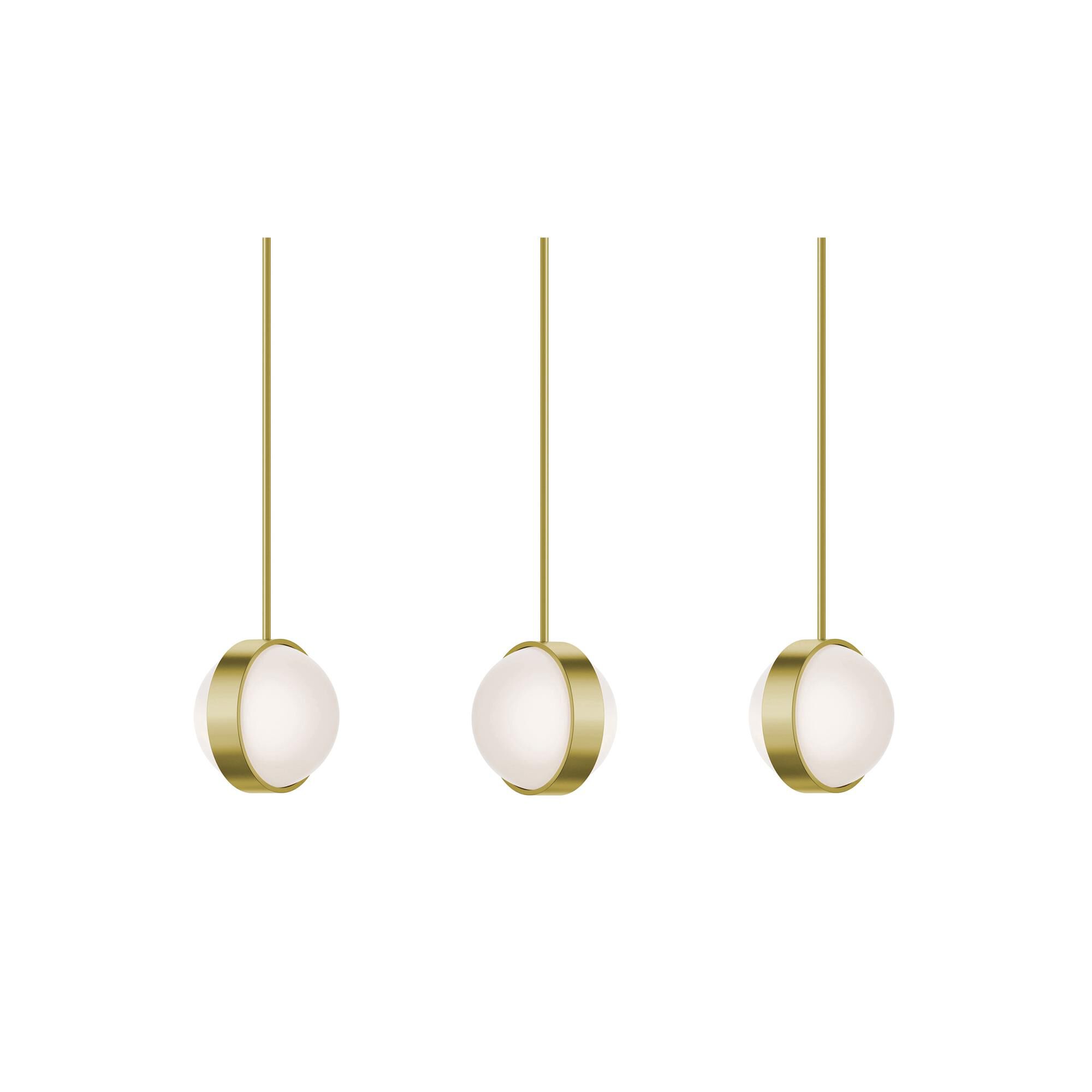 Shown in Light Antique Brass finish and White shade