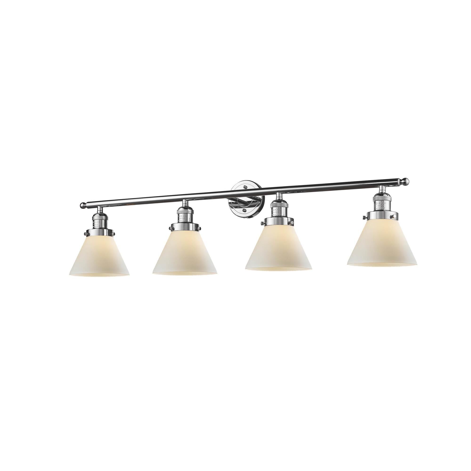Bruno Marashlian Large Cone 43 Inch 4 Light Bath Vanity Light by Innovations Lighting