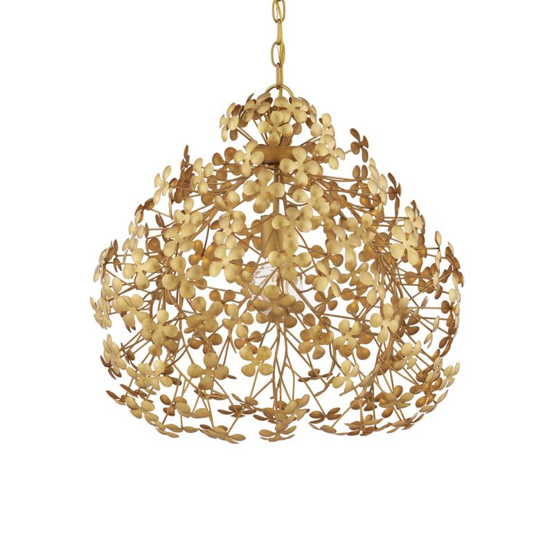 Currey and Company Cloverfield 23 Inch Large Pendant