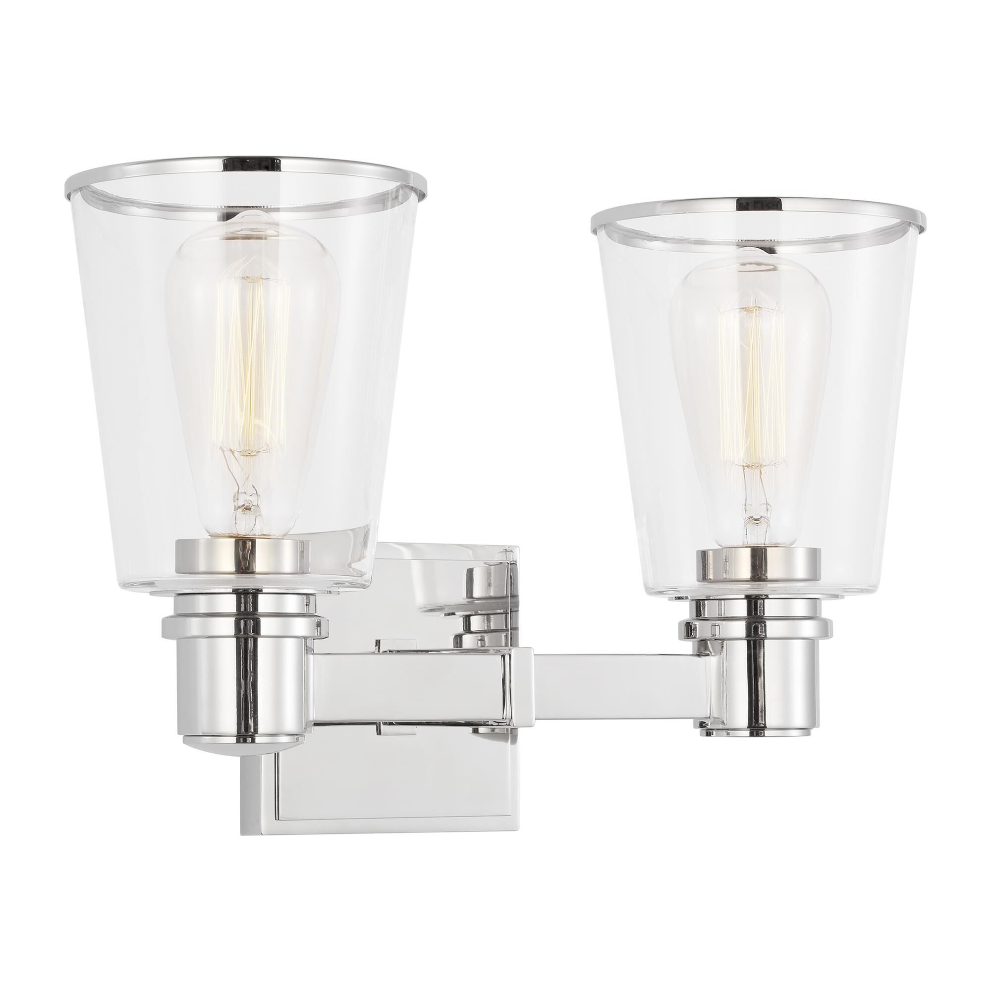Chapman & Myers Alessa 14 Inch 2 Light Bath Vanity Light,