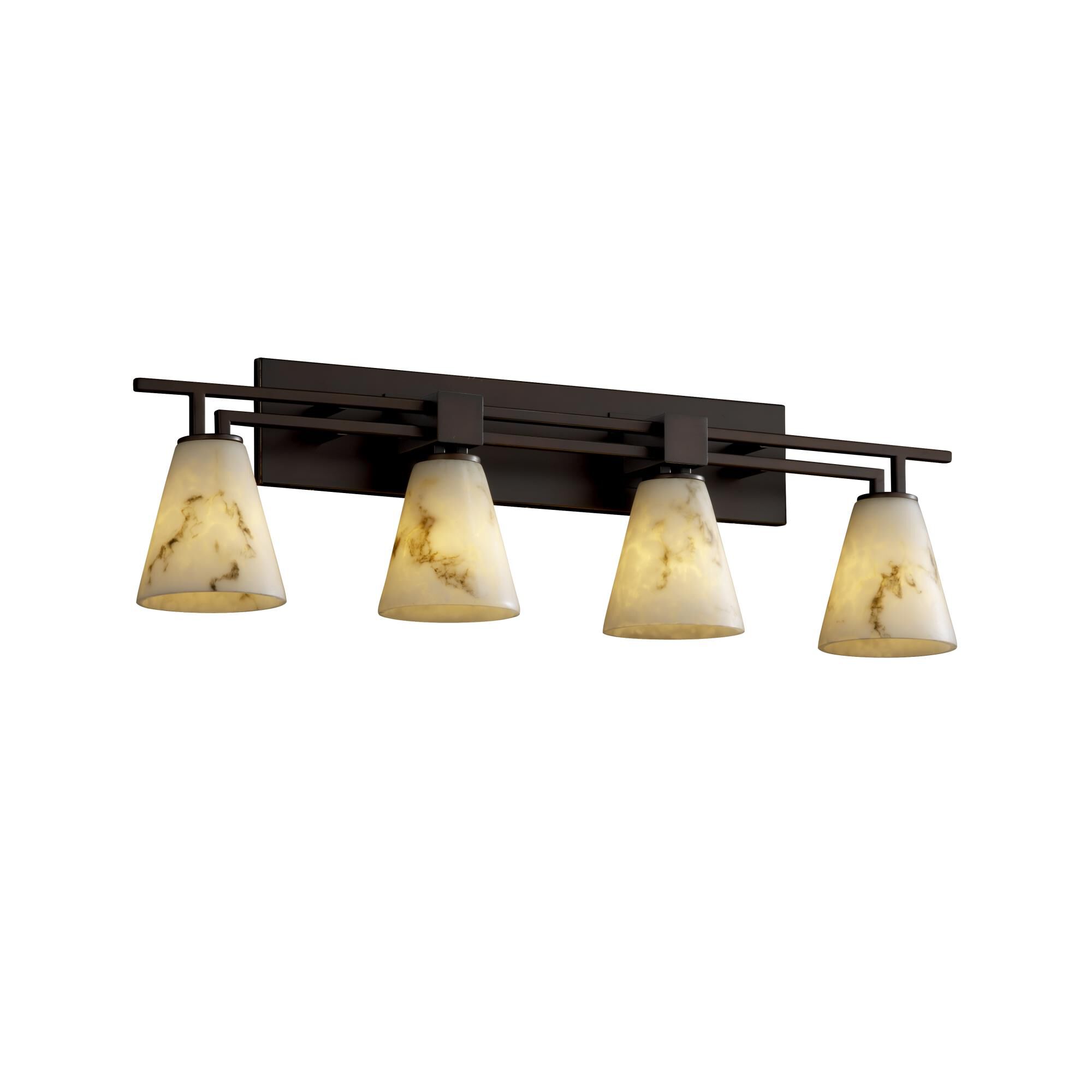 Lumenaria 36 Inch 4 Light Bath Vanity Light by Justice Design Group