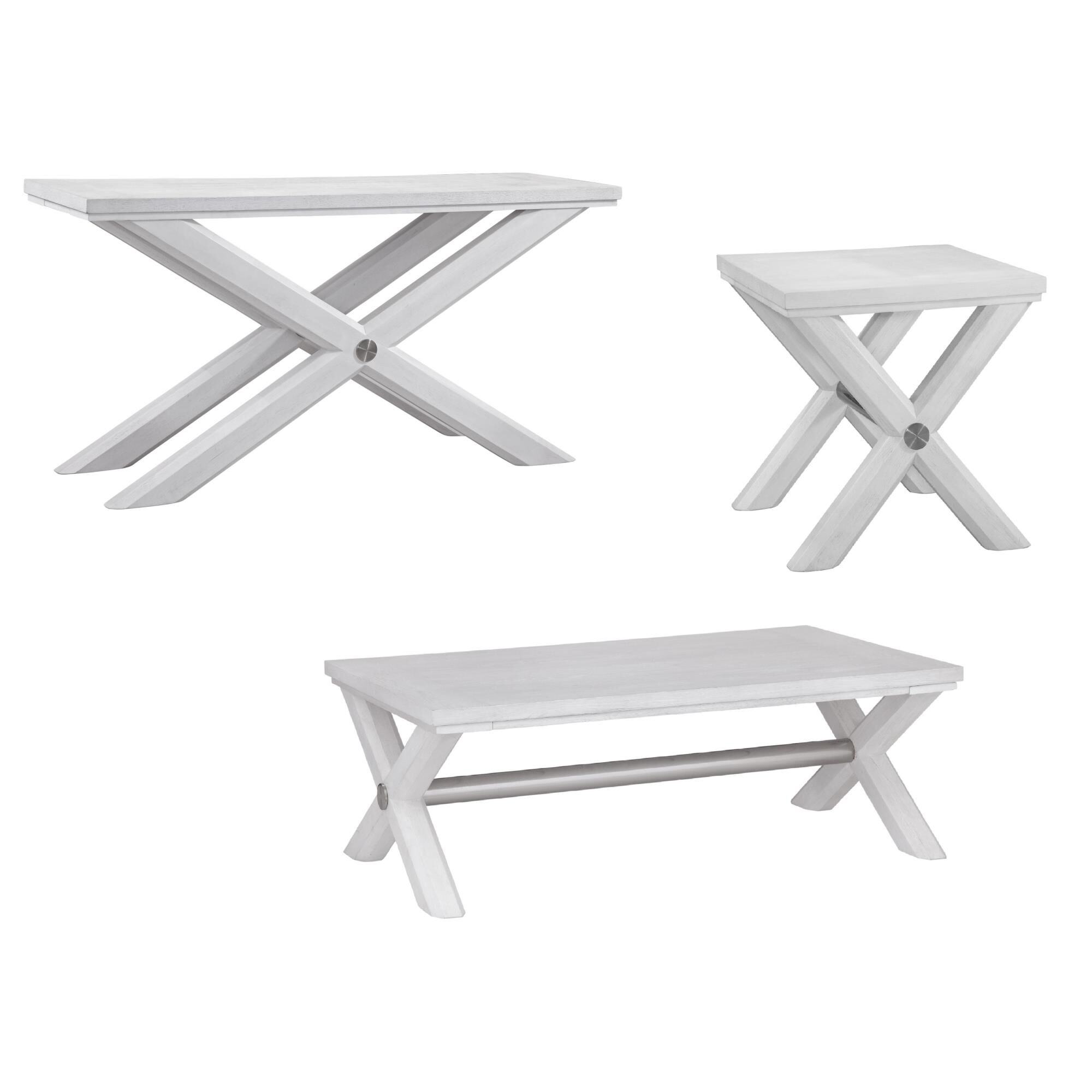 Nadine 50 Inch Coffee Table by Bassett Mirror Company