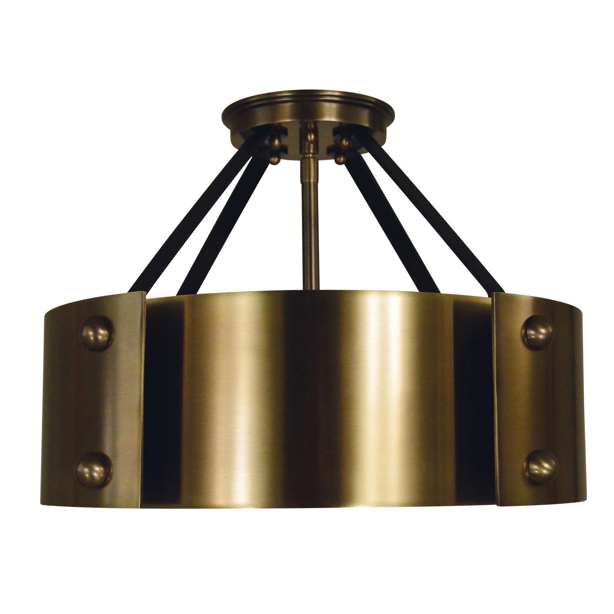 Lasalle 15 Inch 6 Light Semi Flush Mount by Framburg