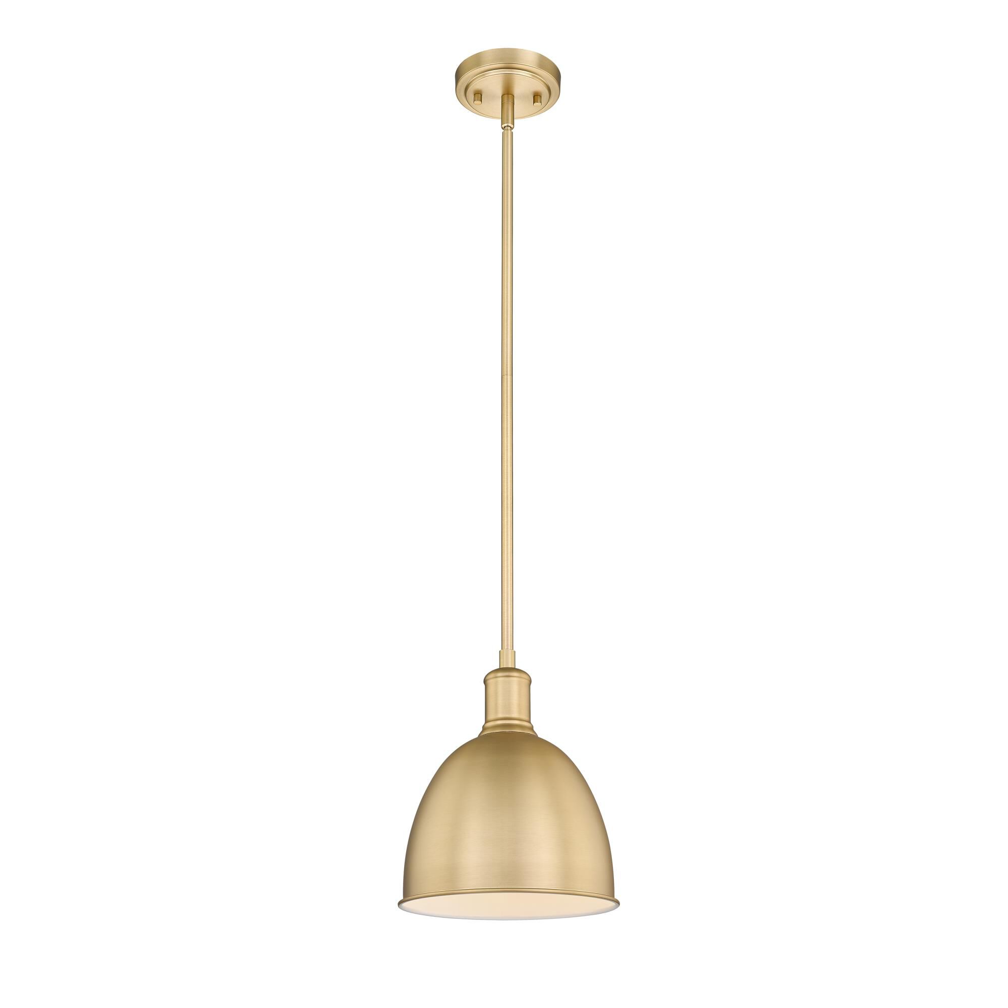 Shown in Classic Brass finish and Classic Brass shade