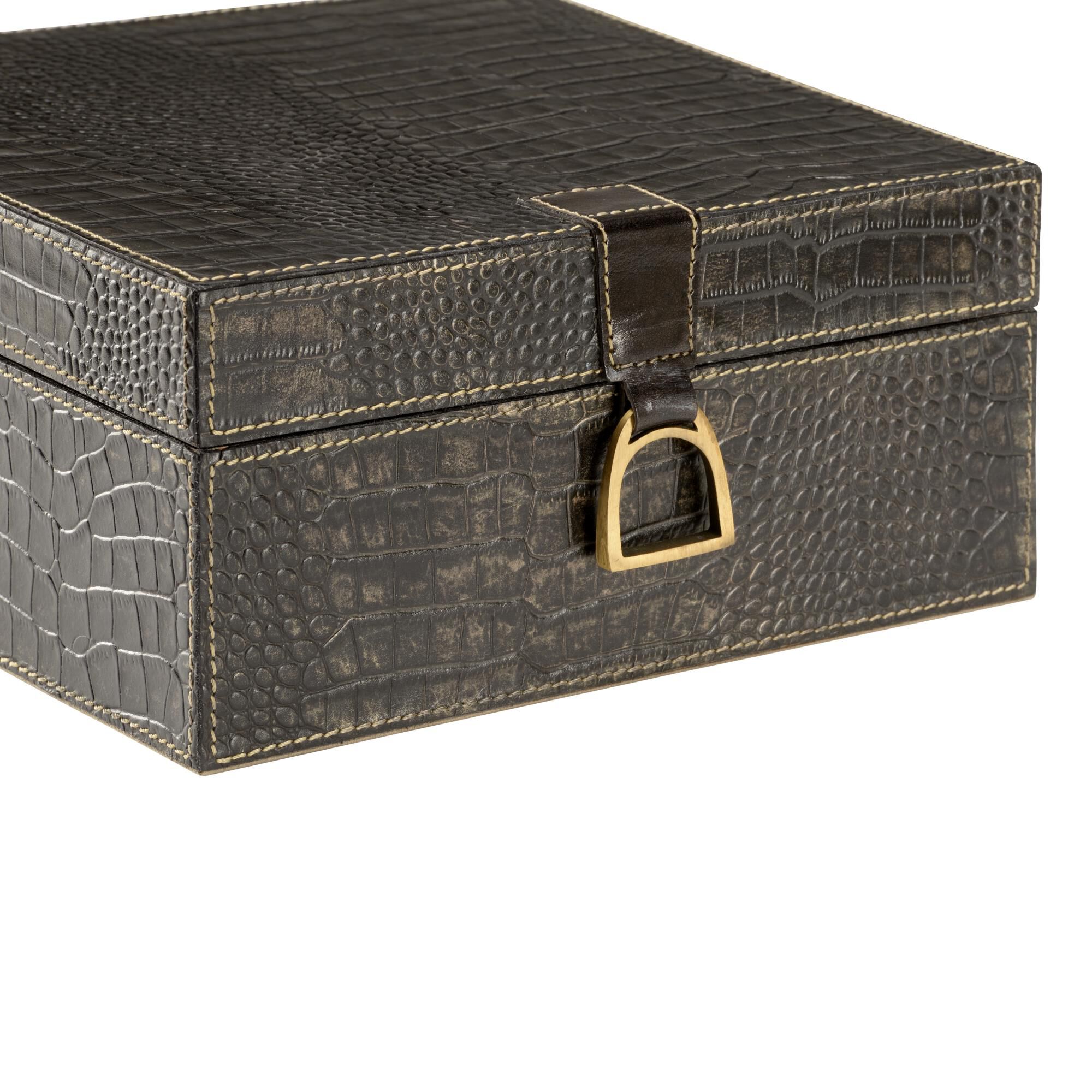 Croc Box (Lg) Accent Box by Wildwood
