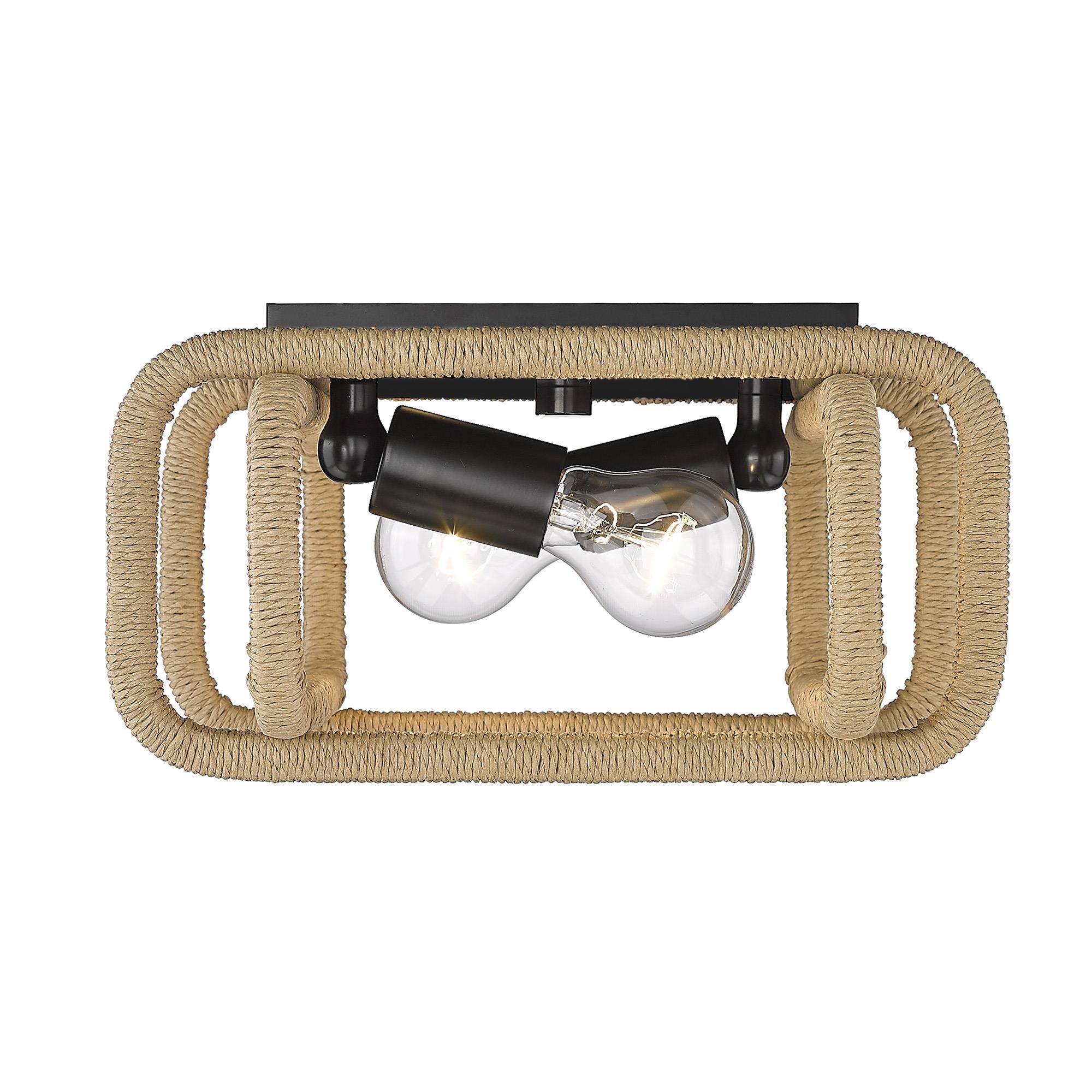 Camden 12 Inch Flush Mount by Golden Lighting