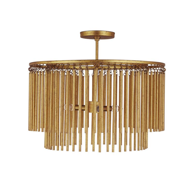 Mantra 24 Inch Semi Flush Mount by Currey and Company