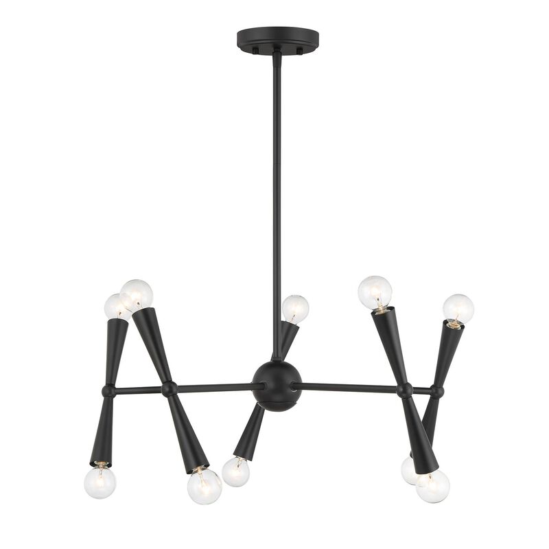 24 Inch Chandelier by Meridian Lighting