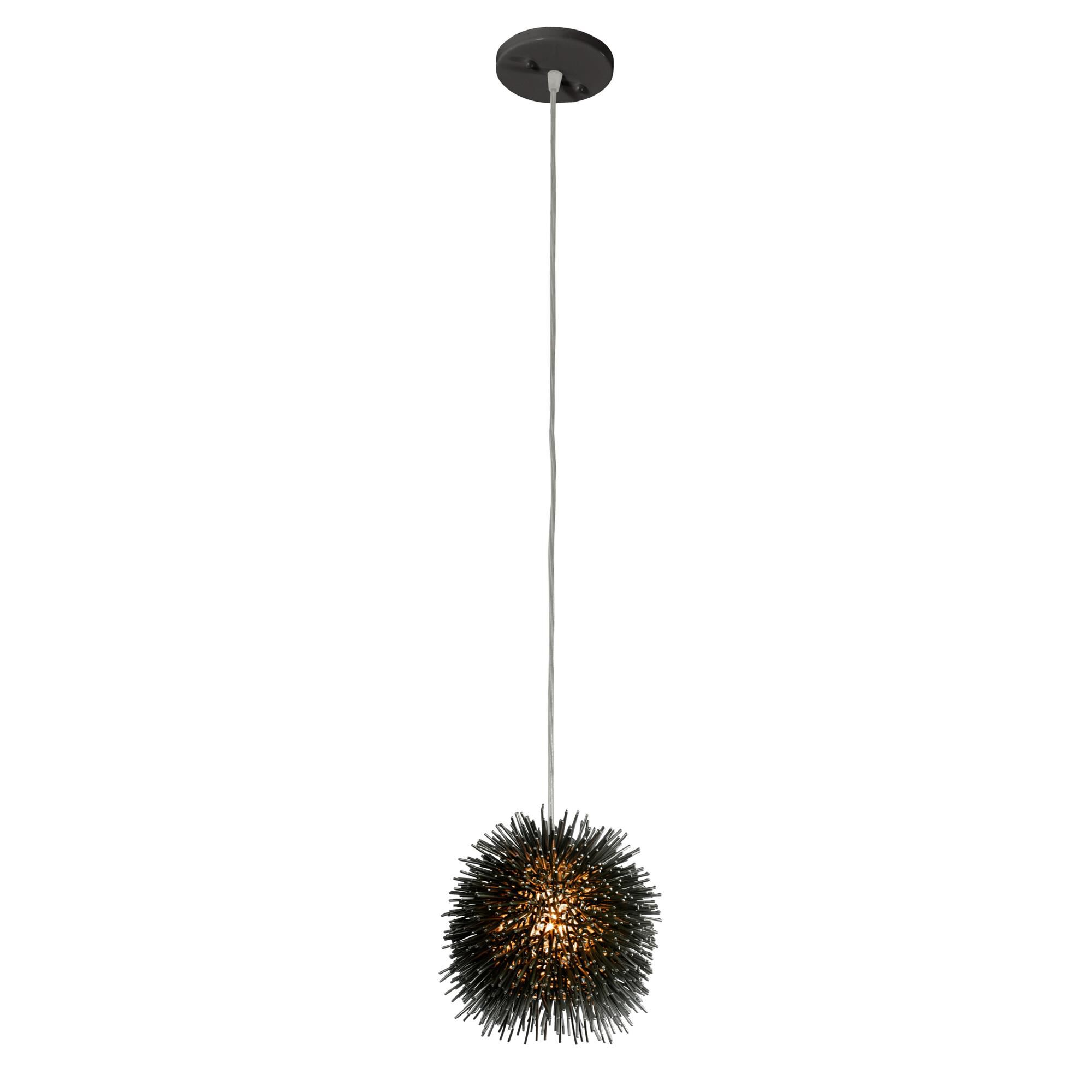 Shown in Black finish and Recycled Steel shade