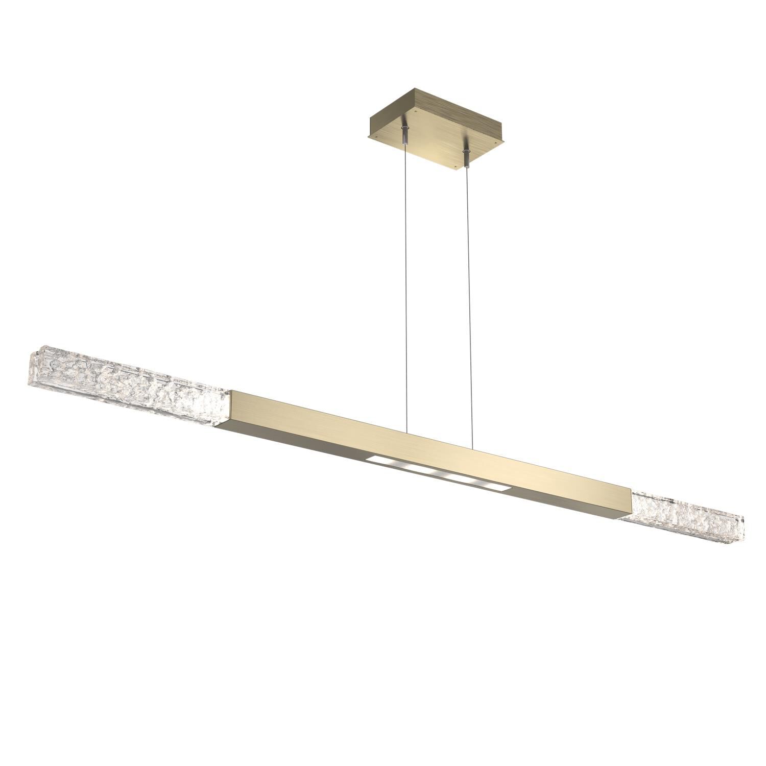 Shown in Heritage Brass finish and Clear Textured glass