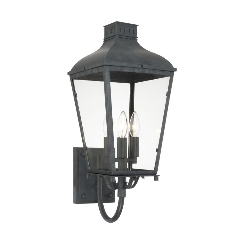 Dumont 23 Inch Tall 3 Light Outdoor Wall Light by Crystorama