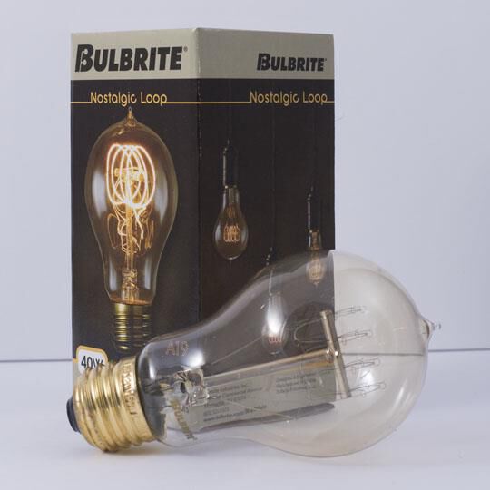 40 Watt A19 Vintage Light Bulb by Bulbrite
