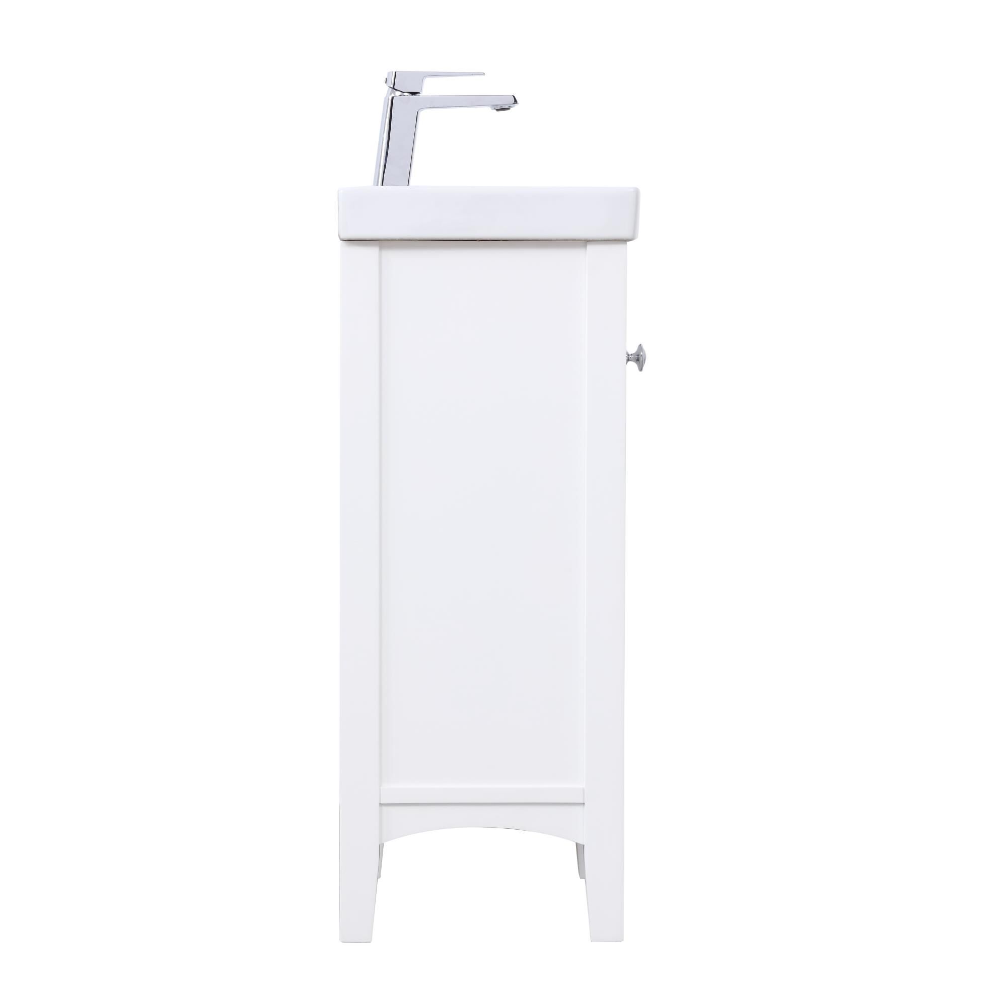 Shown in White finish