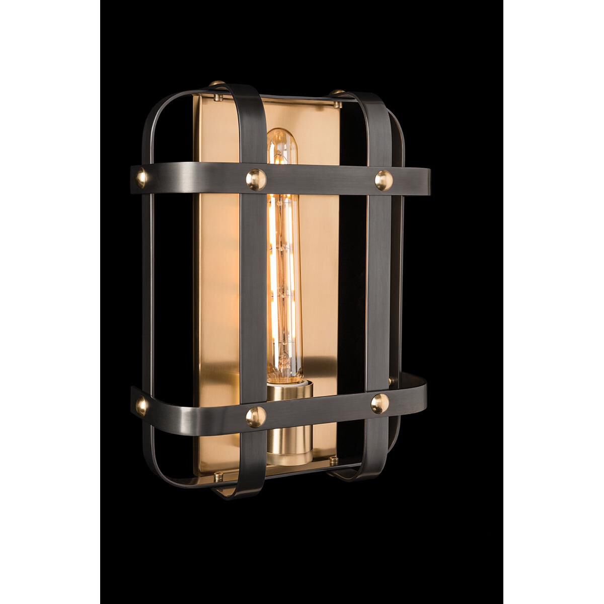 Shown in Aged Old Bronze finish and Aged Old Brass shade